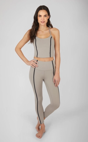 2 PC Lux Bra Tank and Ankle Legging Set