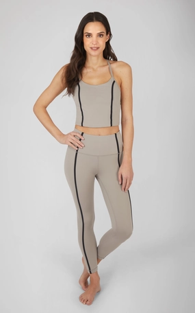 2 PC Lux Bra Tank and Ankle Legging Set