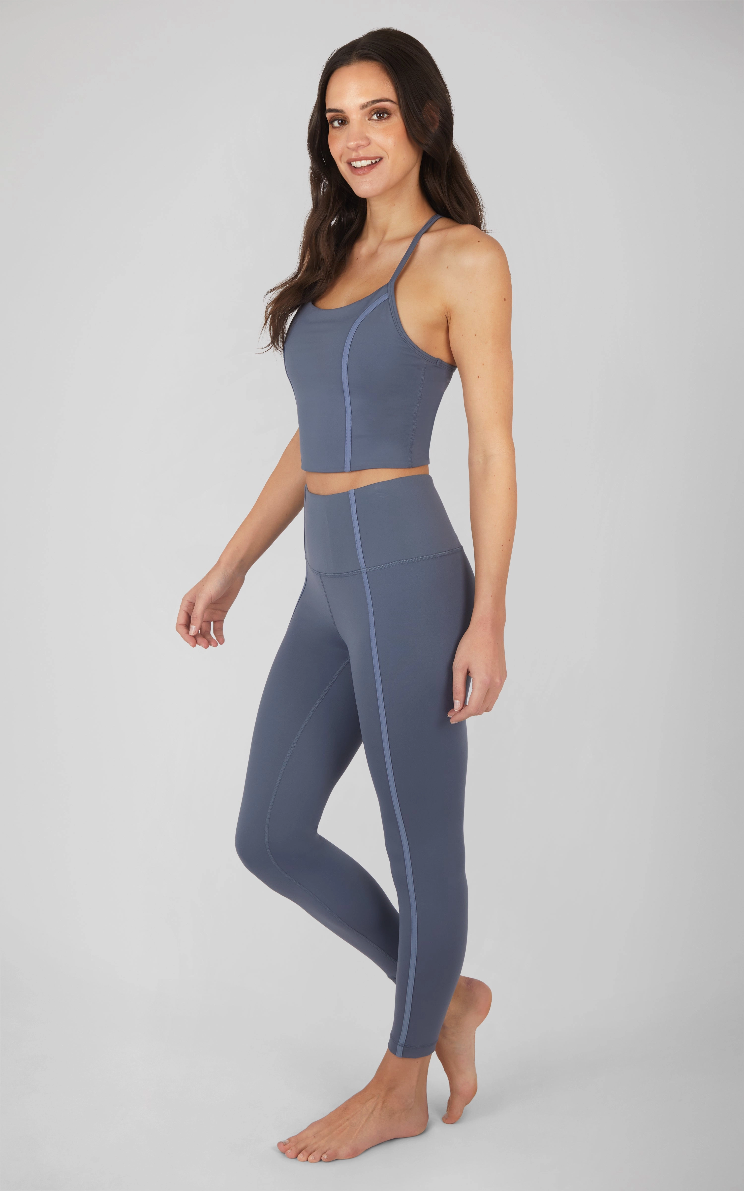 2 PC Lux Bra Tank and Ankle Legging Set
