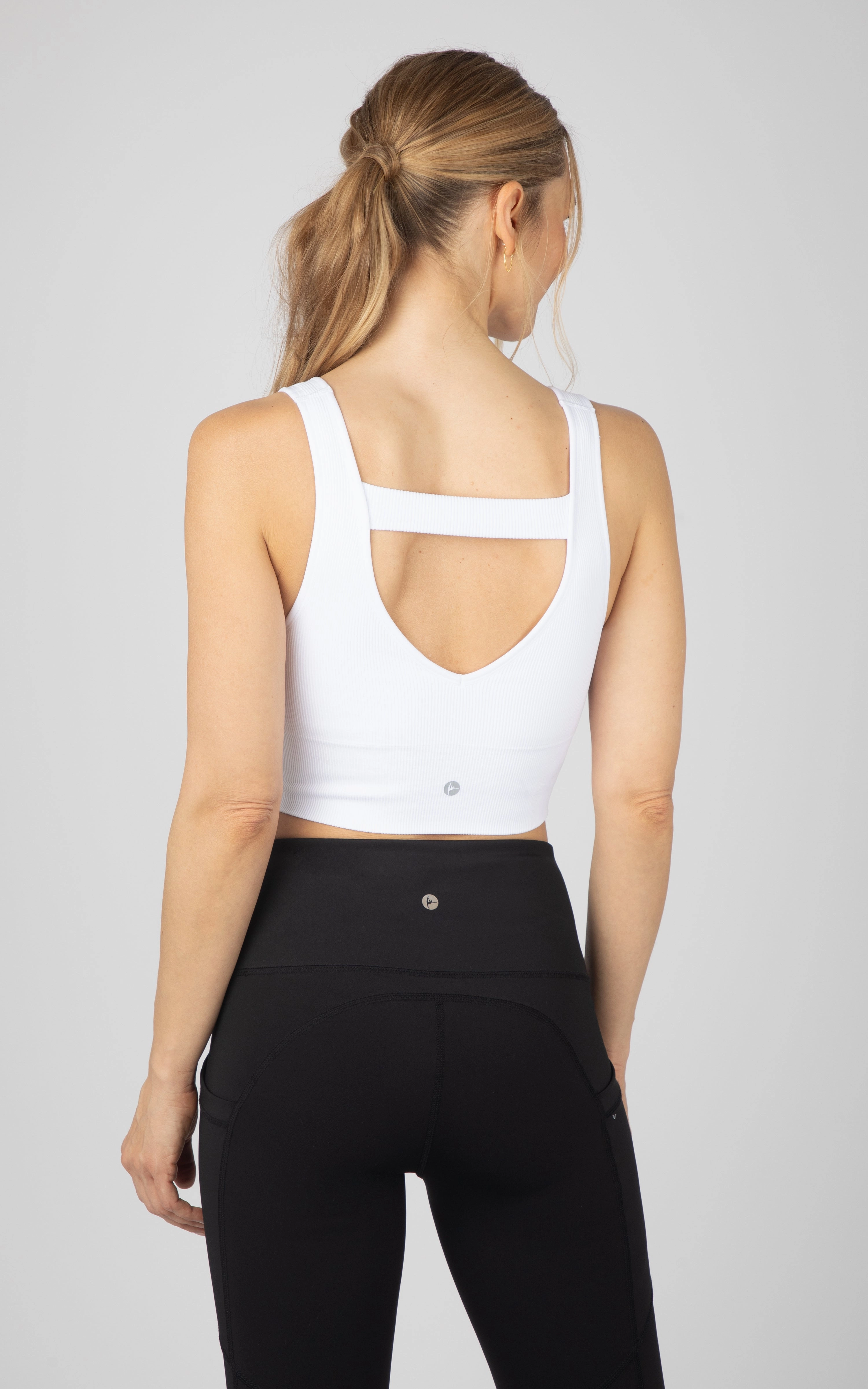 2 PK Ribbed V-Neck Tank