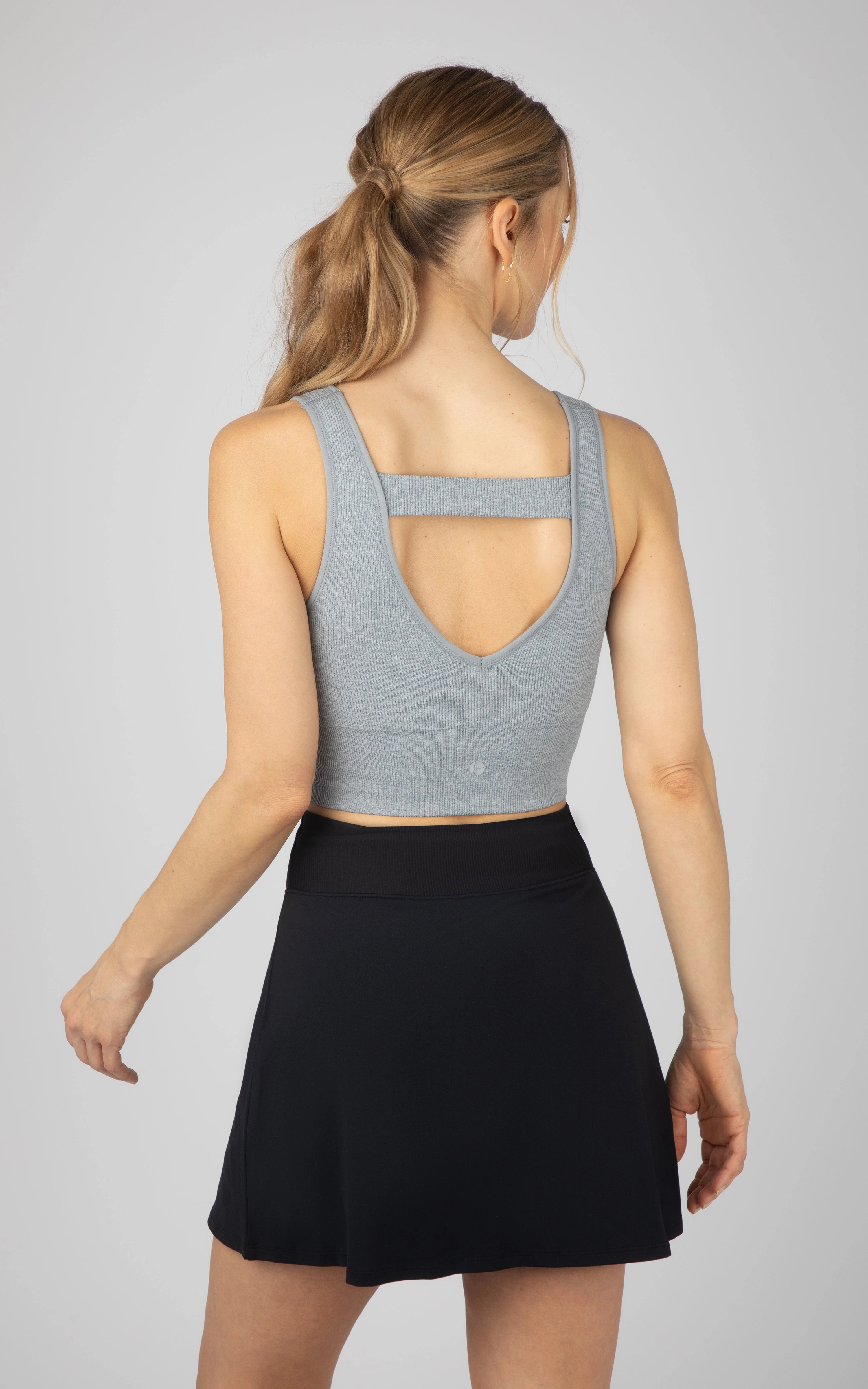 2 PK Ribbed V-Neck Tank