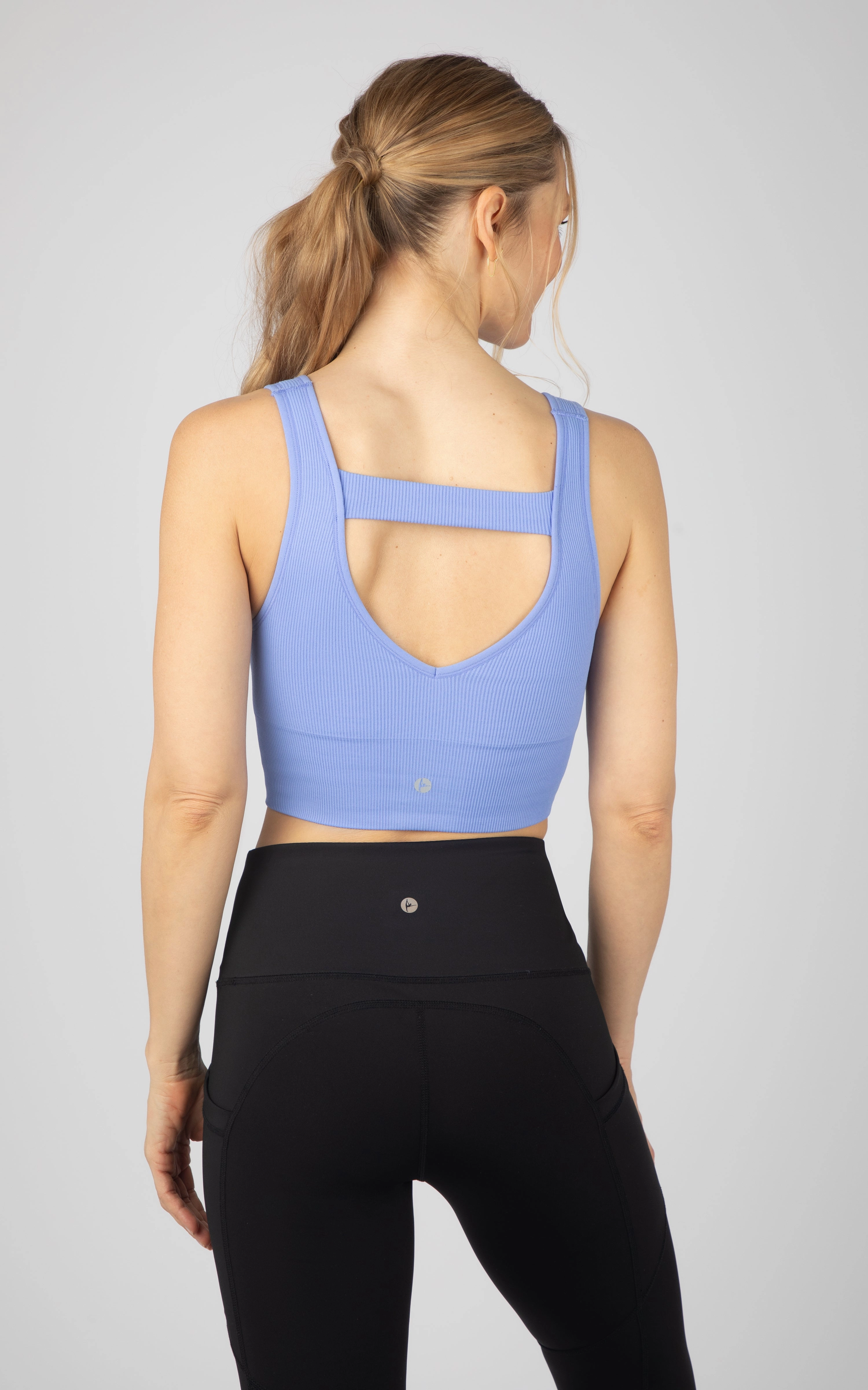 2 PK Ribbed V-Neck Tank