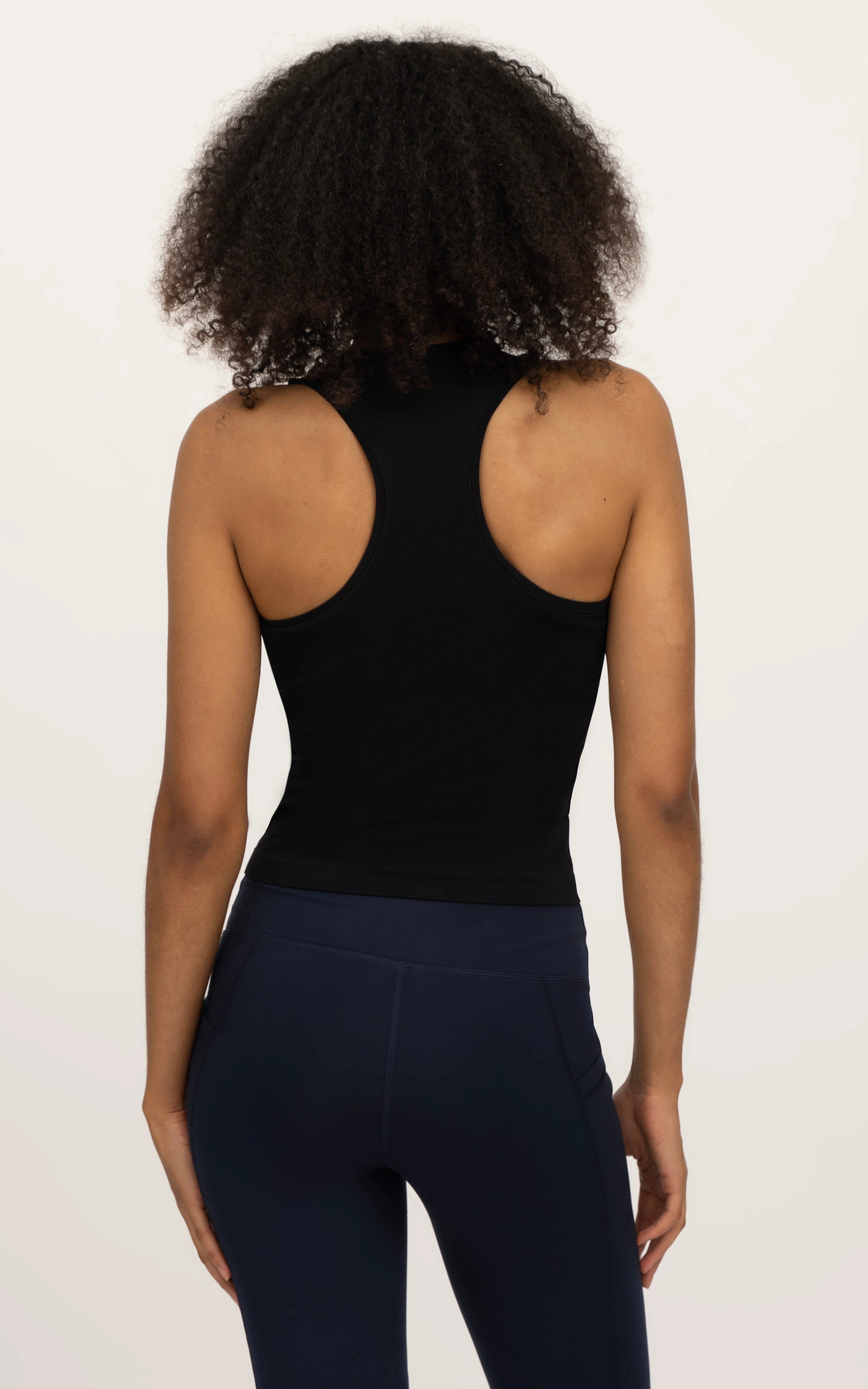 2 PK Seamless Racerback Tank Top with Built in Bra
