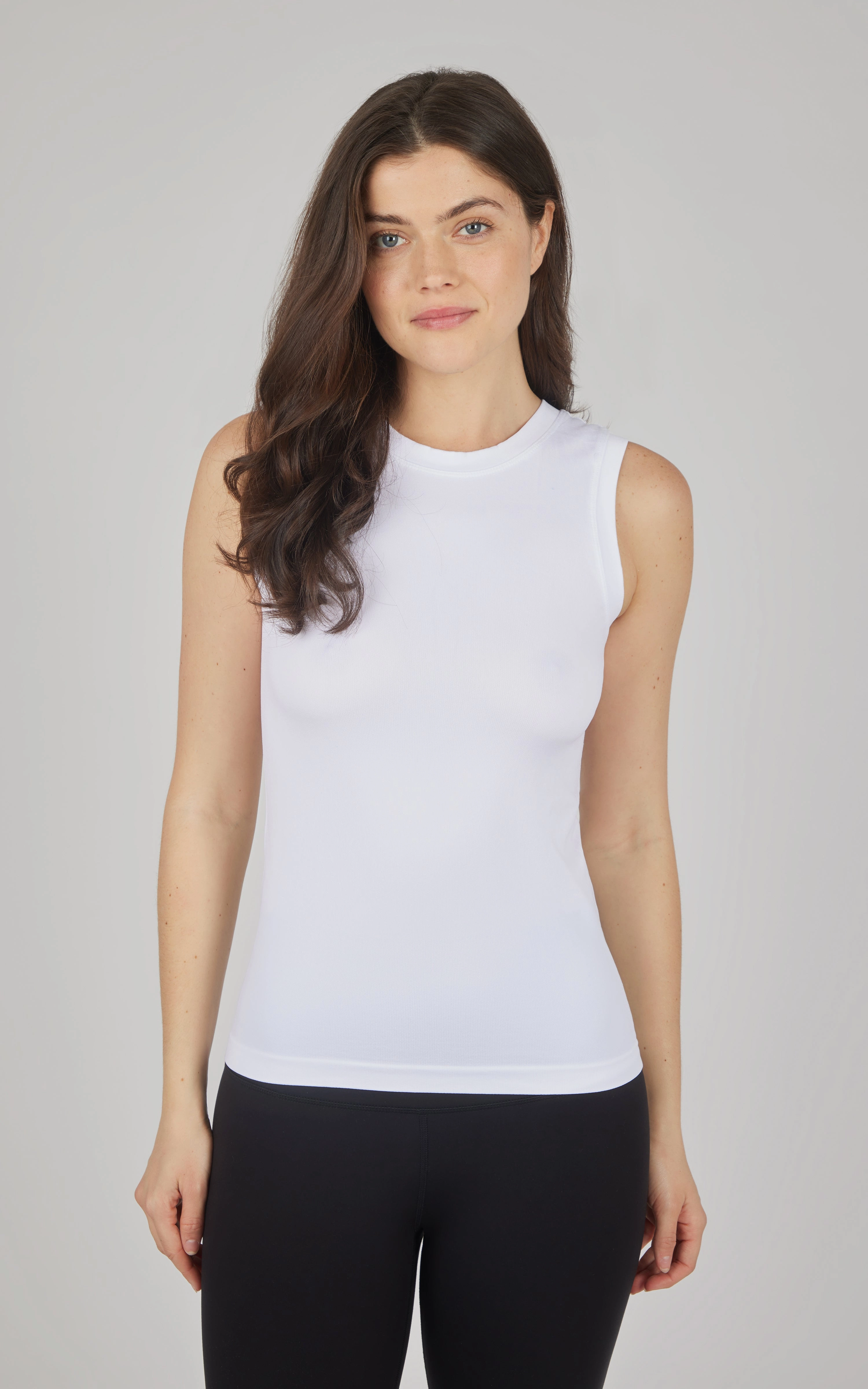 2 PK Stonewash Ribbed Seamless Tank