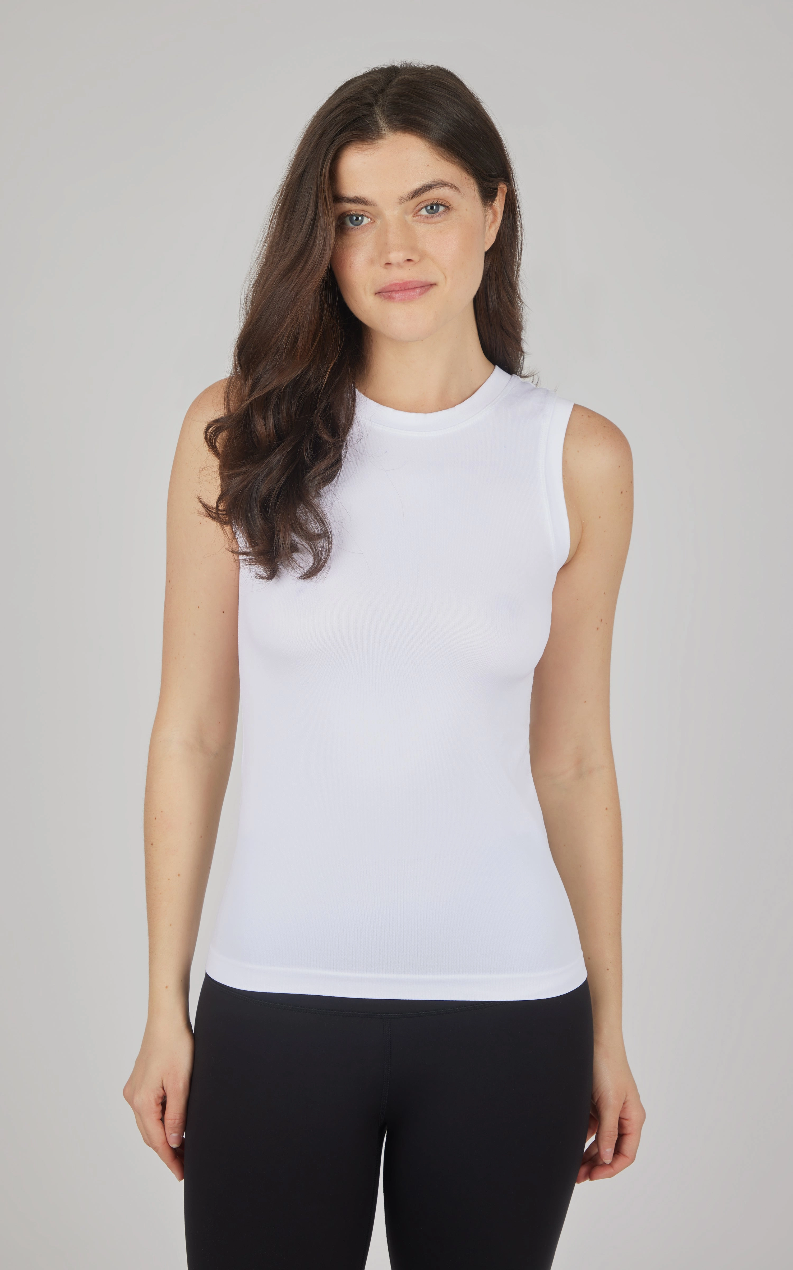 2 PK Stonewash Ribbed Seamless Tank
