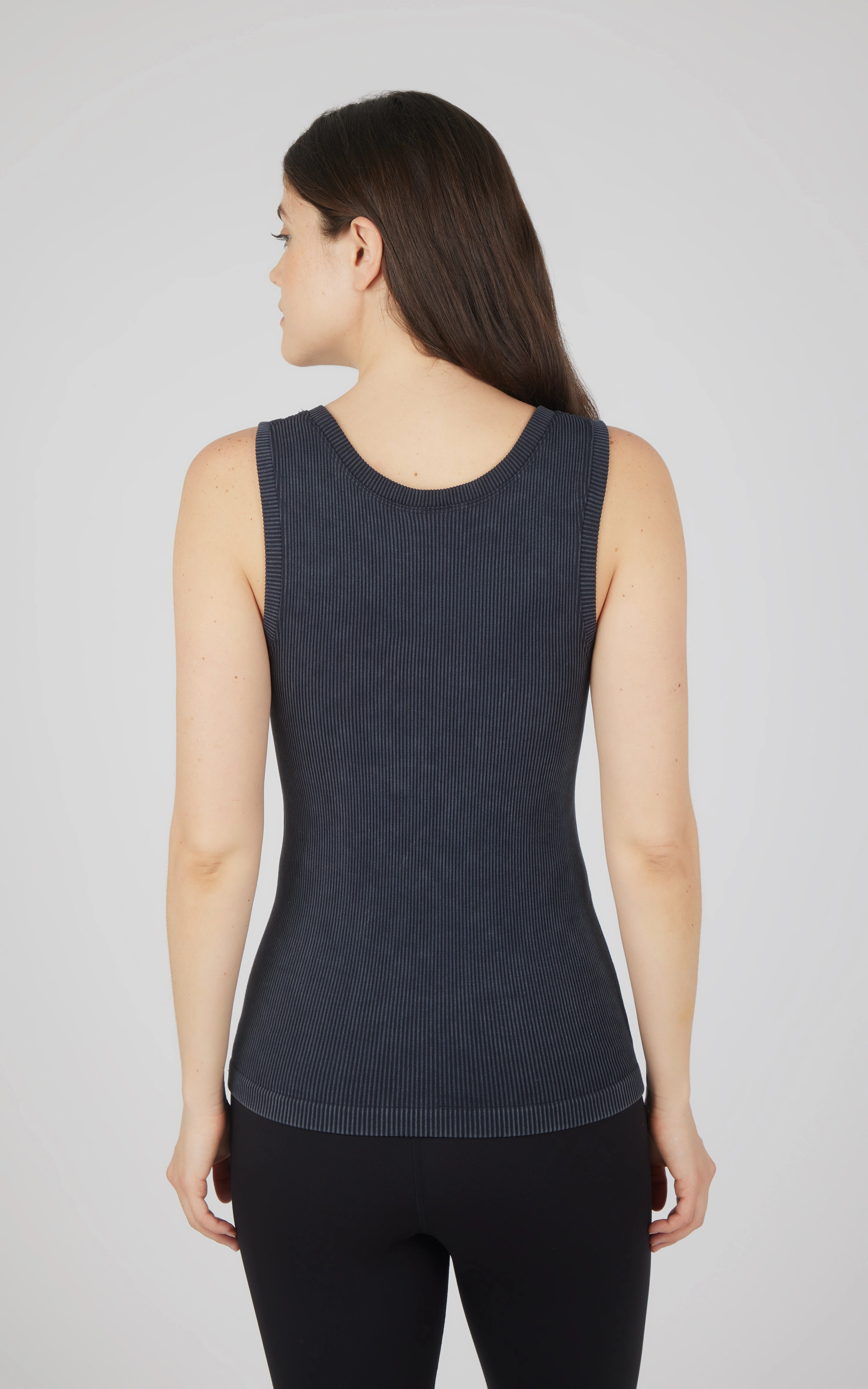 2 PK Stonewash Ribbed Seamless Tank