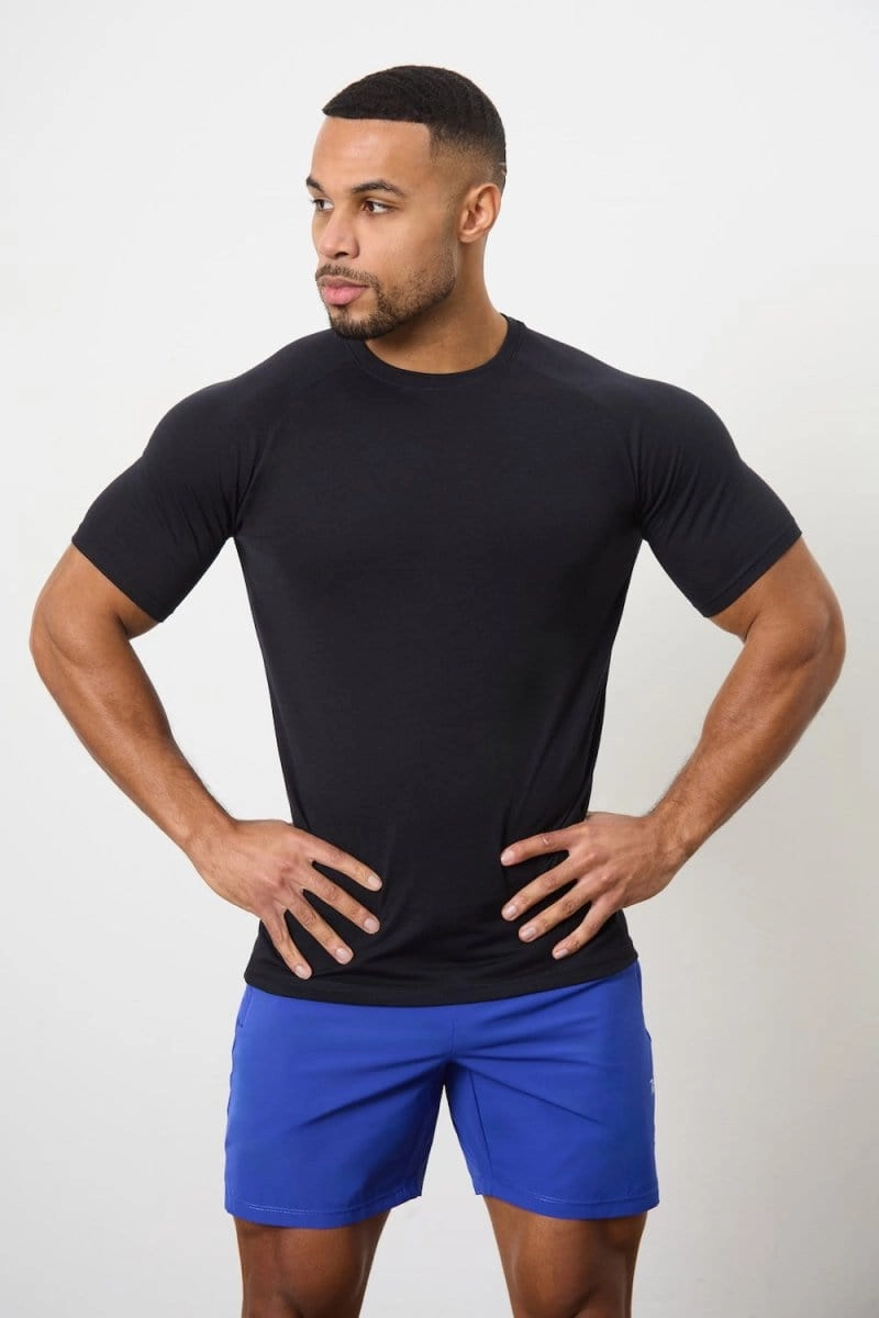 3 Pack Essential Training Top in Black