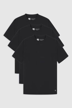 3 Pack Essential Training Top in Black