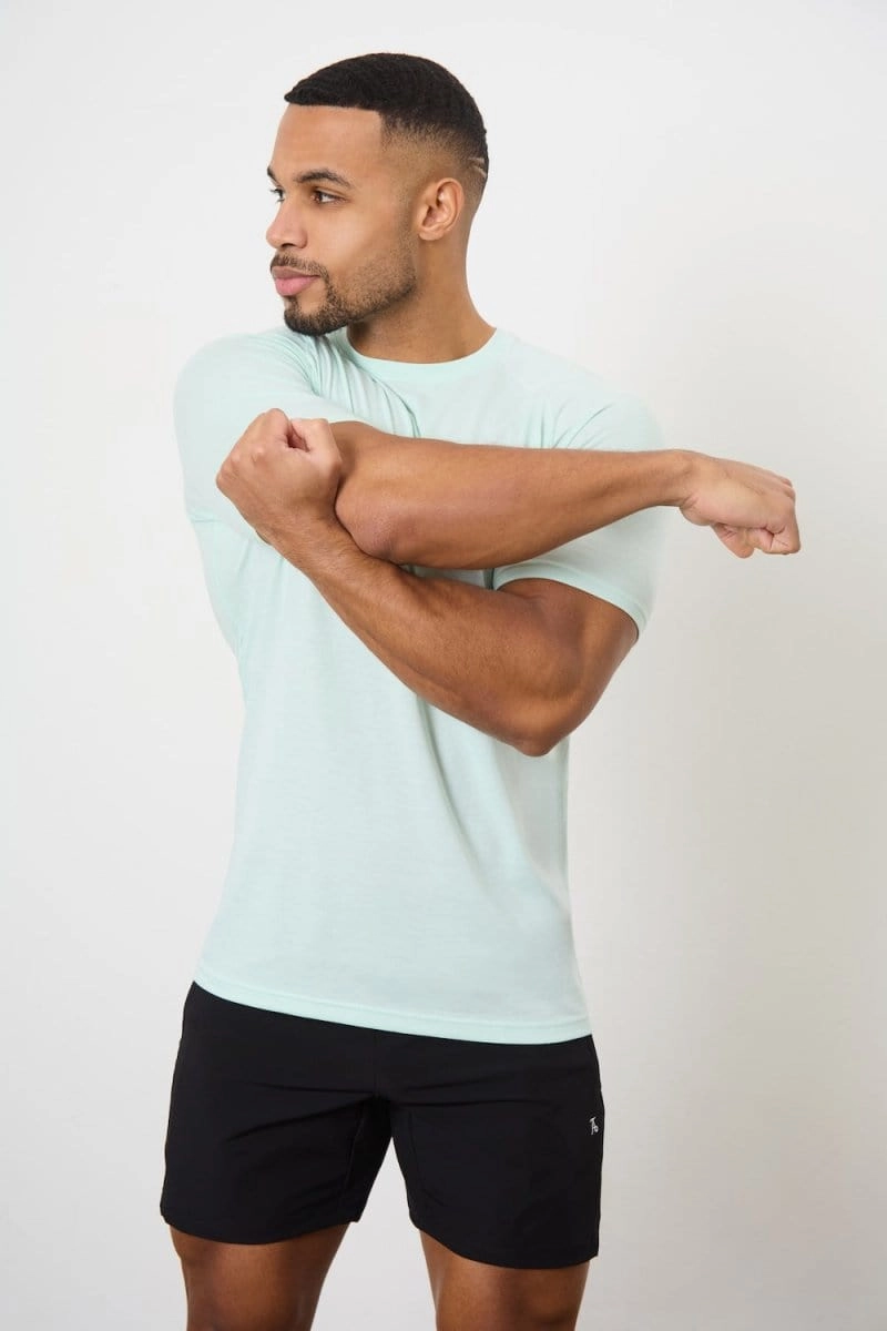 3 Pack Essential Training Top in Cobalt Blue/ Mint/ White