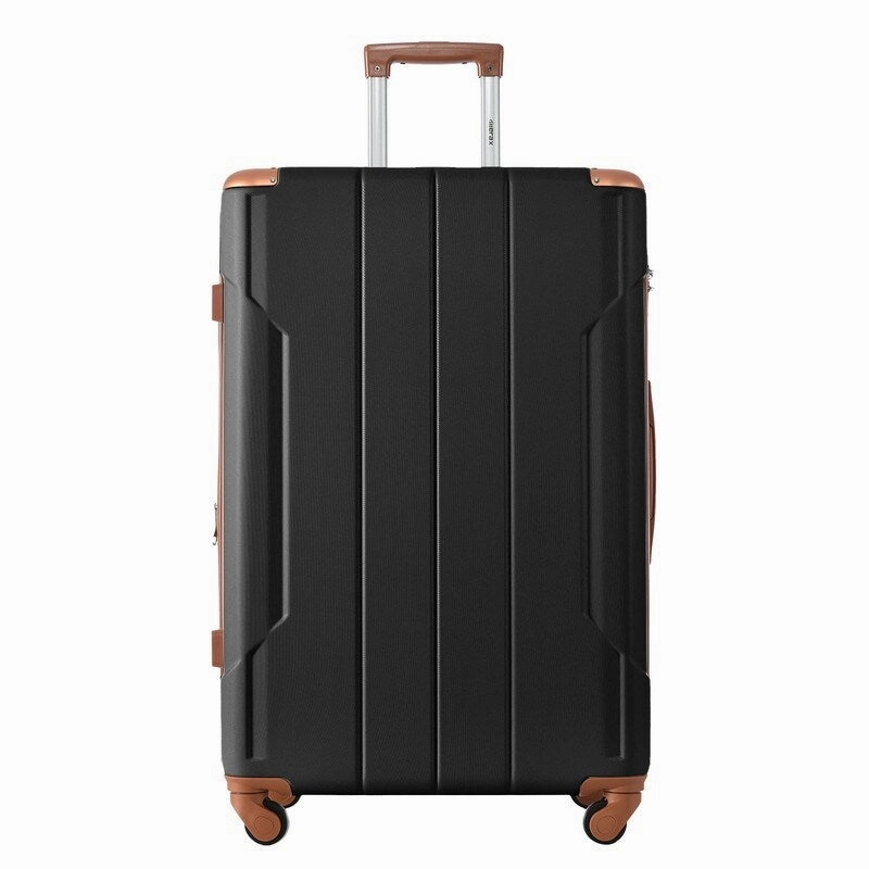 3 Pcs Luggage Sets Spinner Suitcase with TSA Lock Lightweight, Black