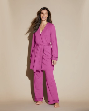 3 Piece Pajama Set With Robe