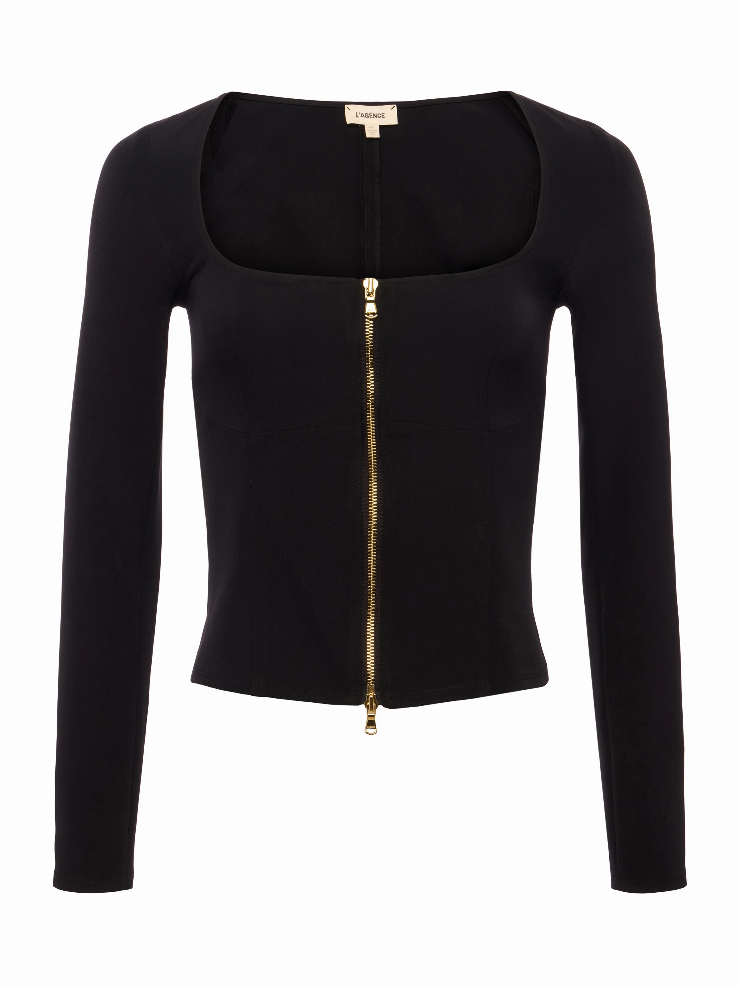 Ainslee Zip-Front Top