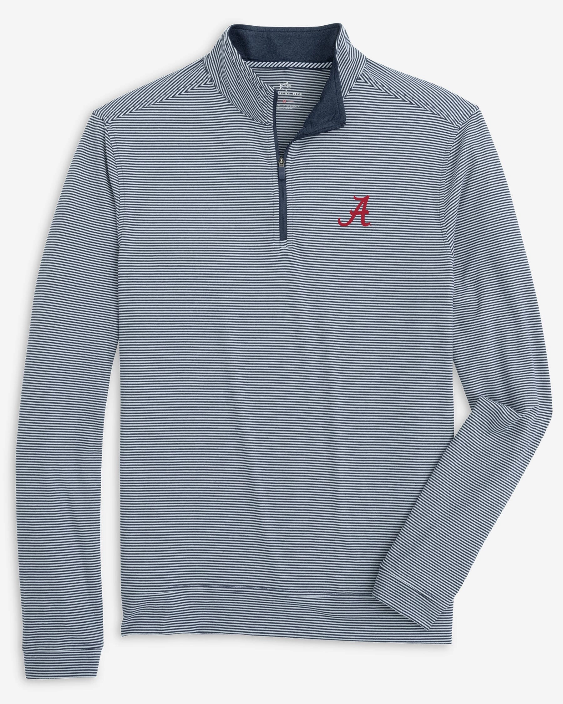 Alabama Crimson Tide Cruiser Micro-Stripe Heather Quarter Zip