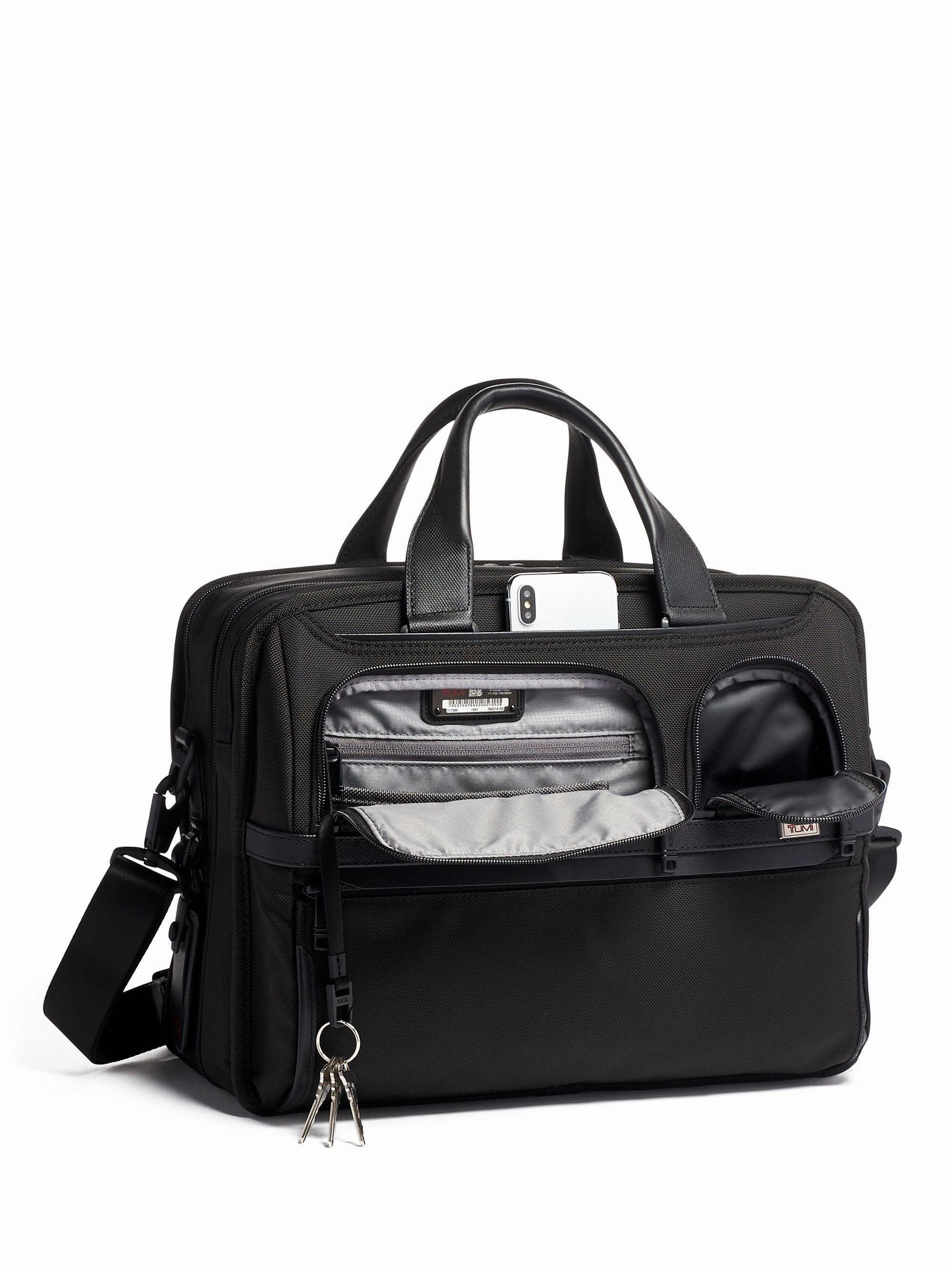 Alpha Expandable Org Laptop Brifcase