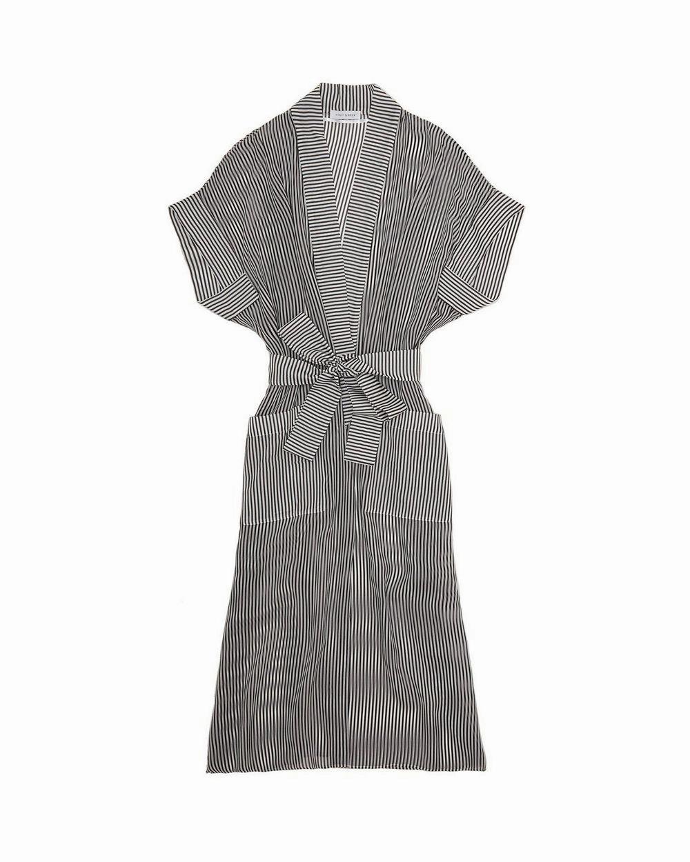 Aniseed Stripe Maxi Robe