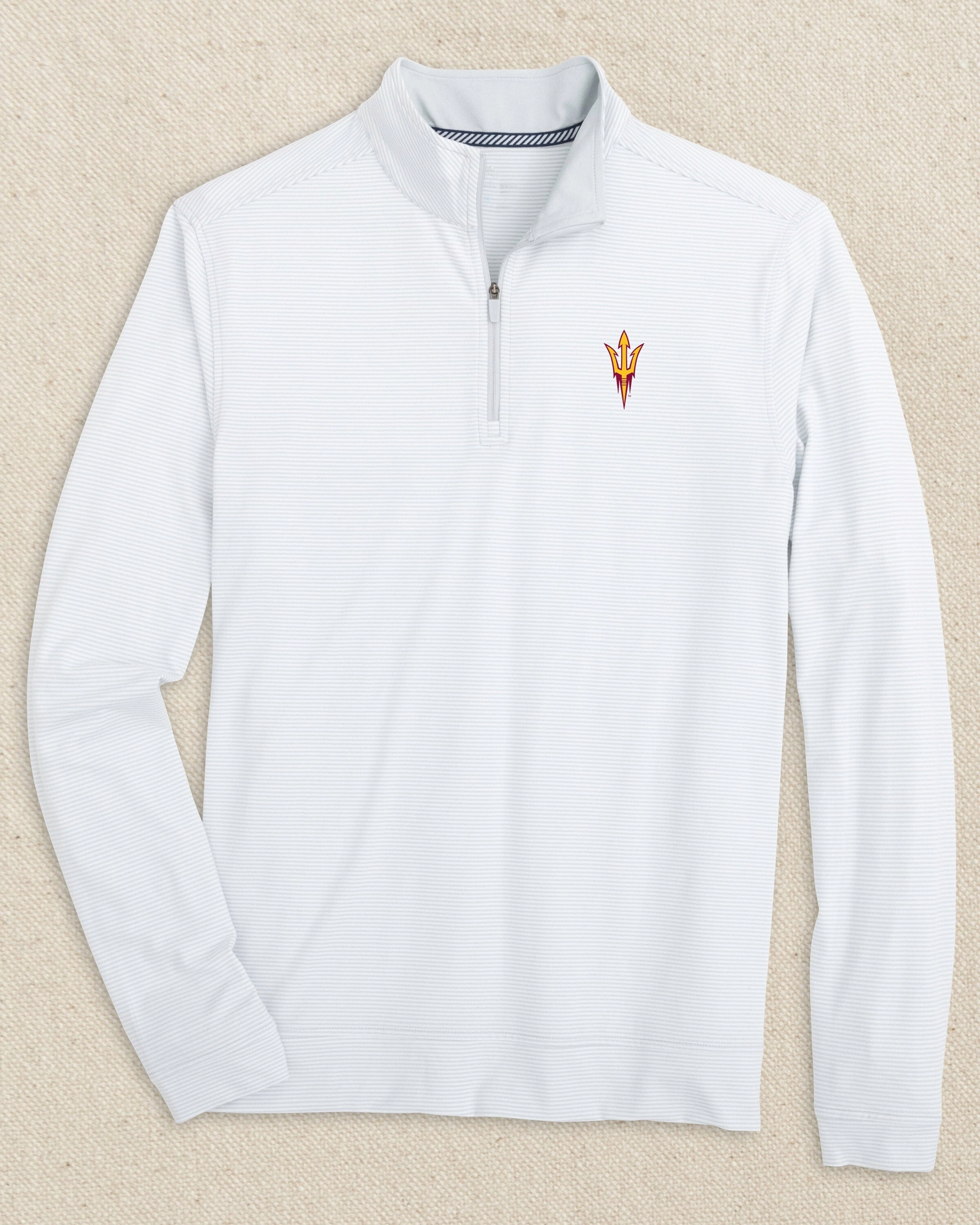 Arizona State Sun Devils Cruiser Micro-Stripe Heather Quarter Zip