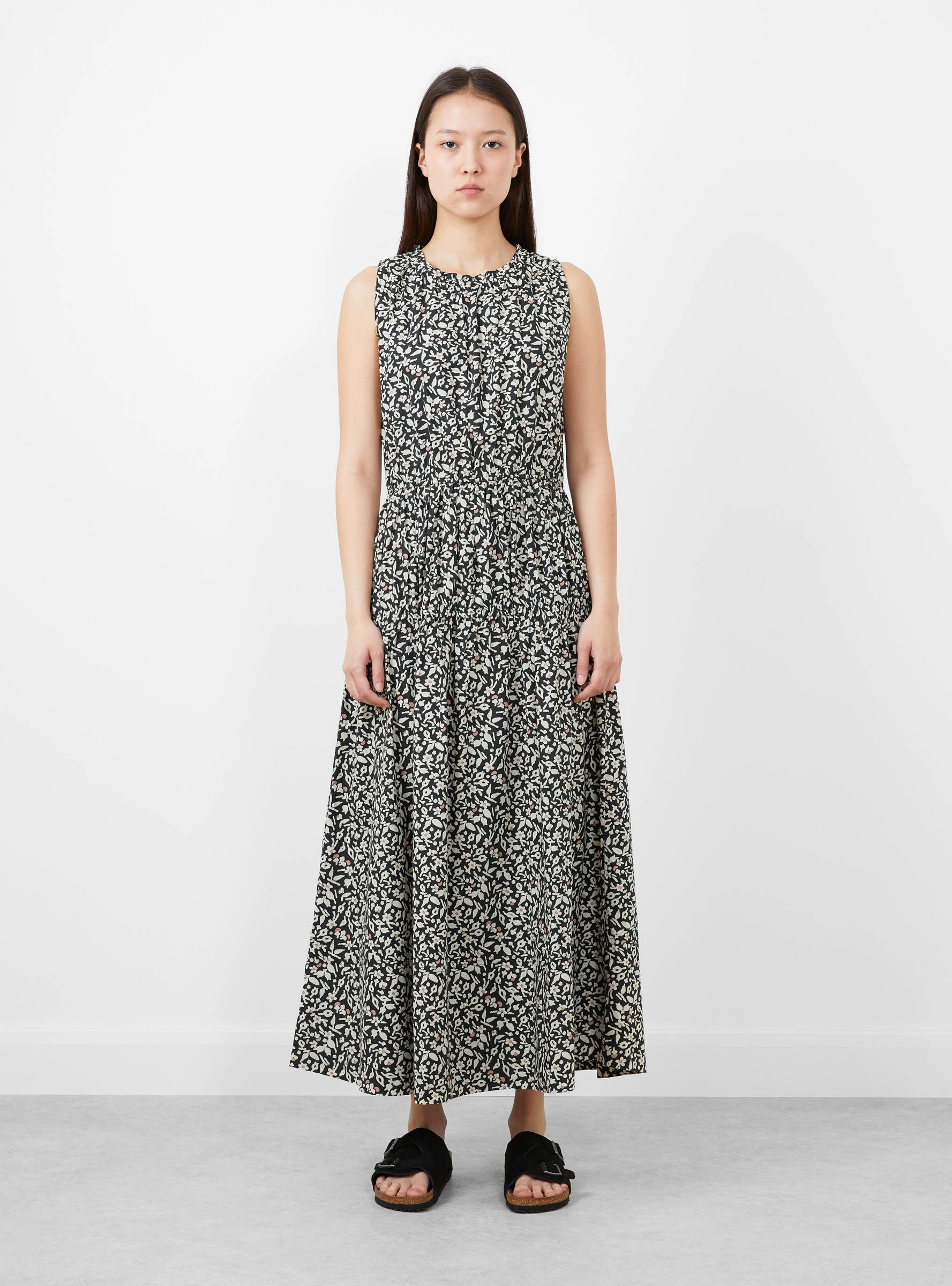 Arte Tank Dress Tiny Flowers Swamp