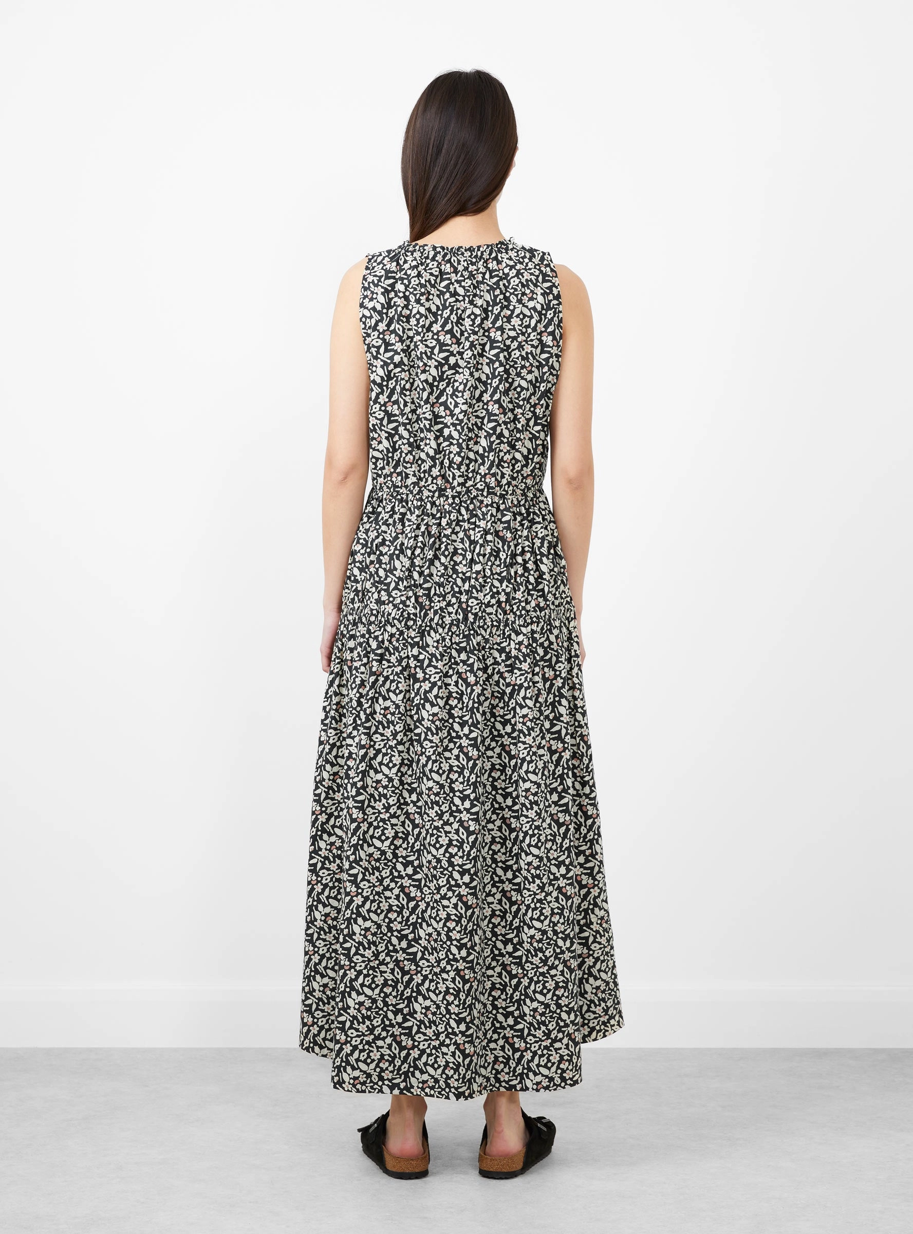 Arte Tank Dress Tiny Flowers Swamp