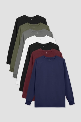 Athletic Fit Long Sleeve Everywear 7-Pack