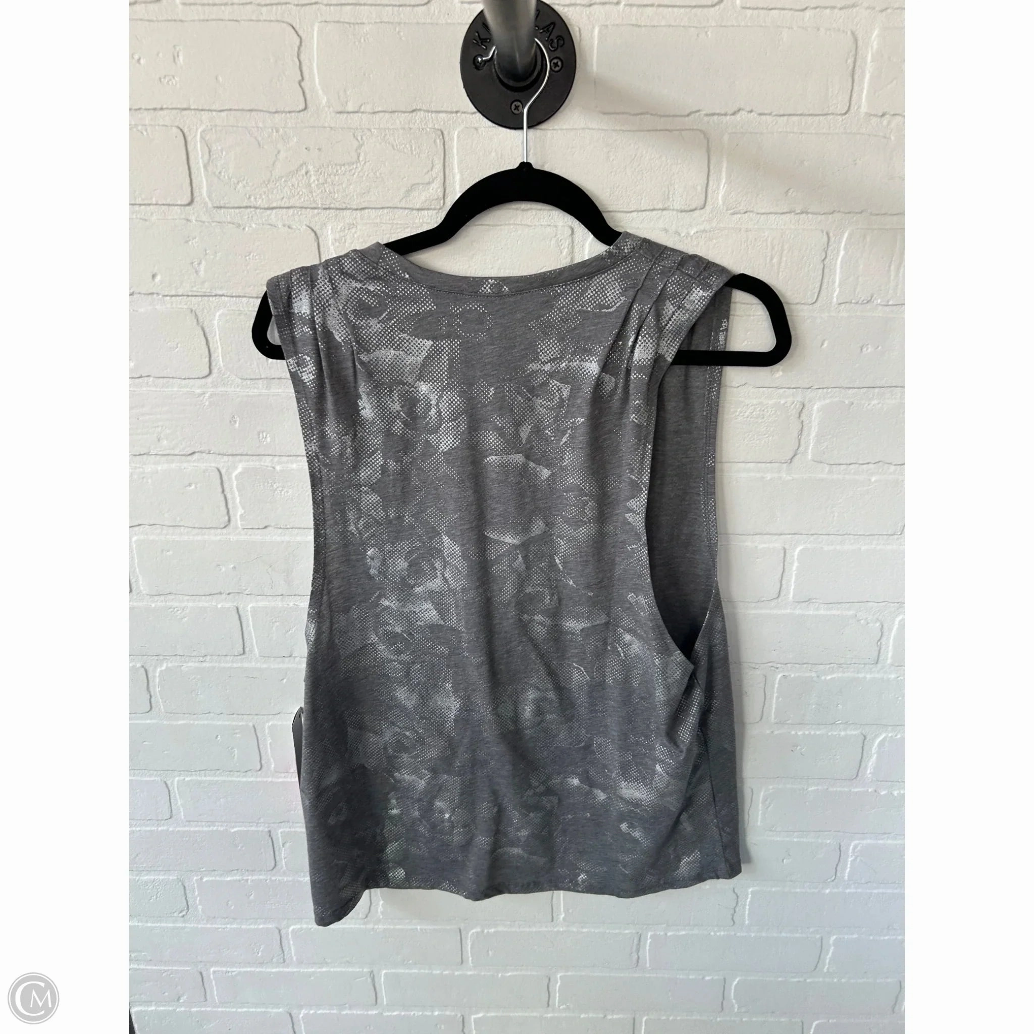 Athletic Tank Top By Fabletics In Grey, Size: M