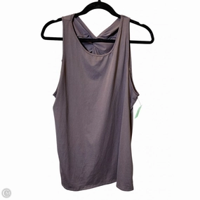 Athletic Tank Top By Fabletics In Purple, Size: Xxl