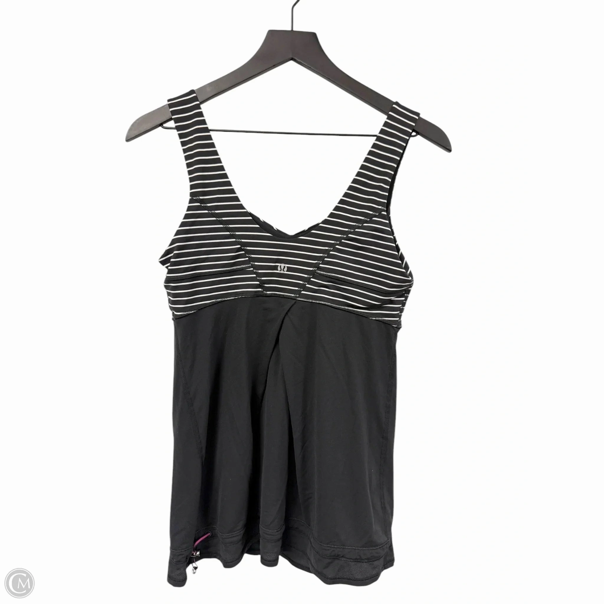 Athletic Tank Top By Lululemon In Black, Size: 8