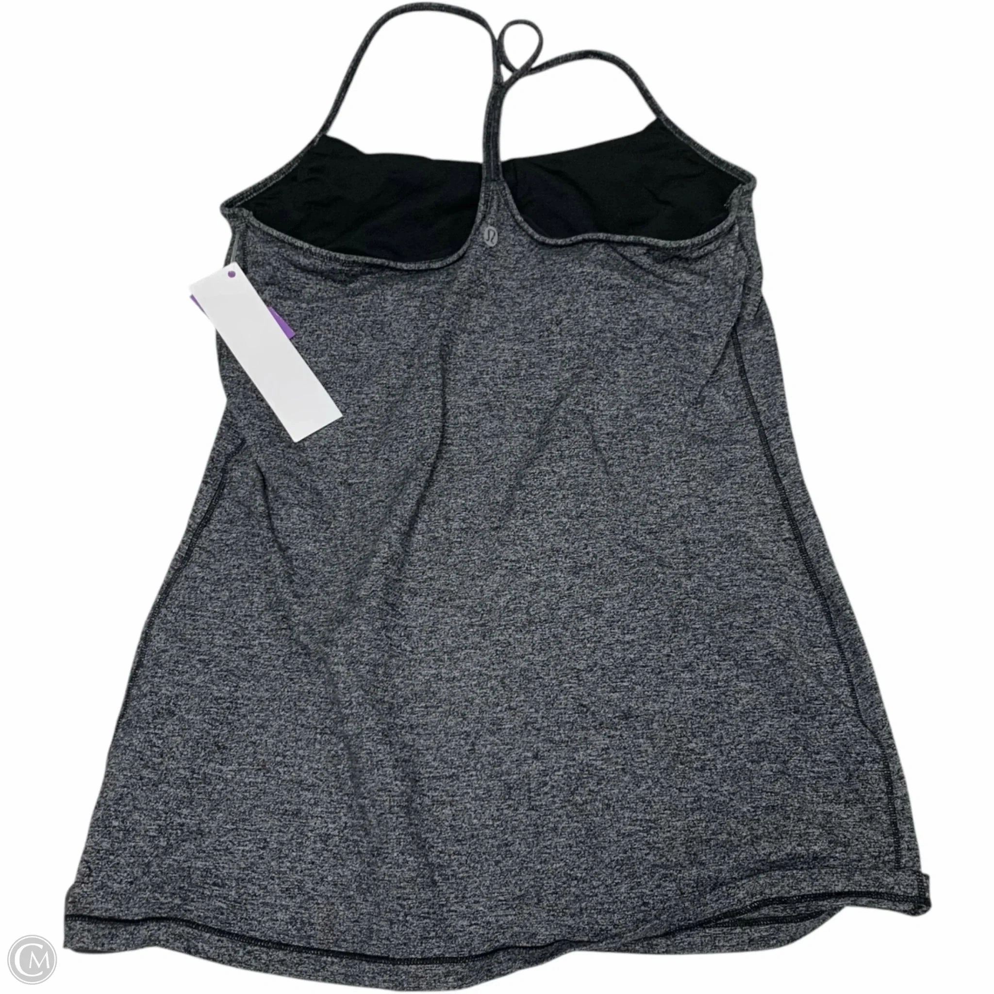 Athletic Tank Top By Lululemon In Grey, Size: M