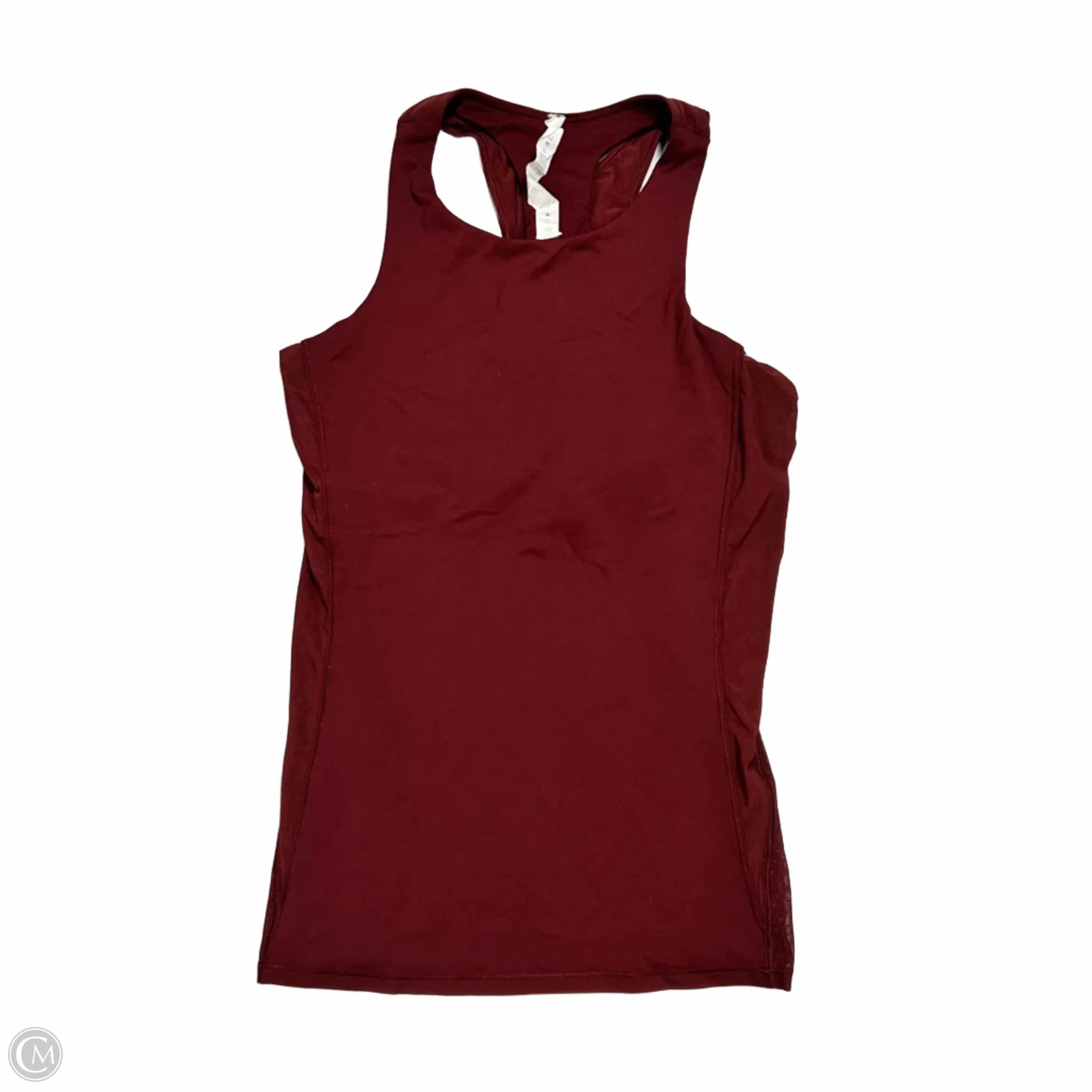 Athletic Tank Top By Lululemon In Maroon, Size: S