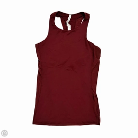 Athletic Tank Top By Lululemon In Maroon, Size: S