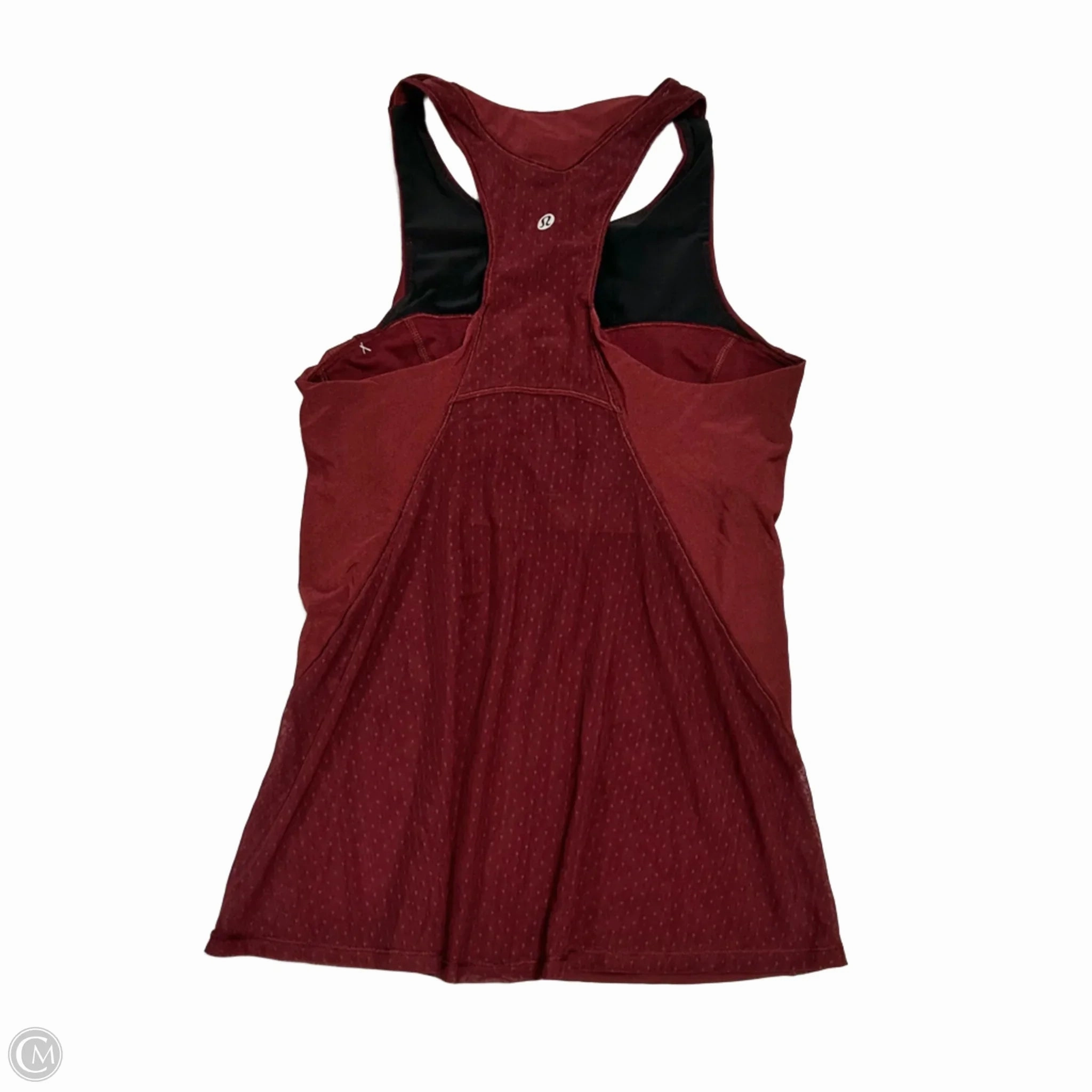 Athletic Tank Top By Lululemon In Maroon, Size: S