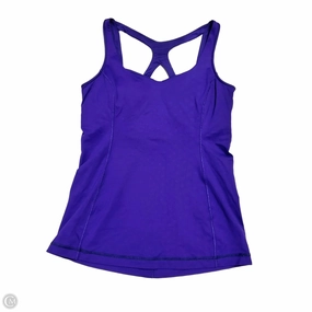 Athletic Tank Top By Lululemon In Purple, Size: M