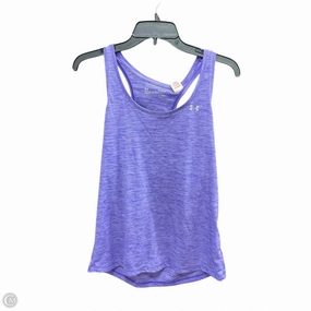 Athletic Tank Top By Under Armour In Purple, Size: M