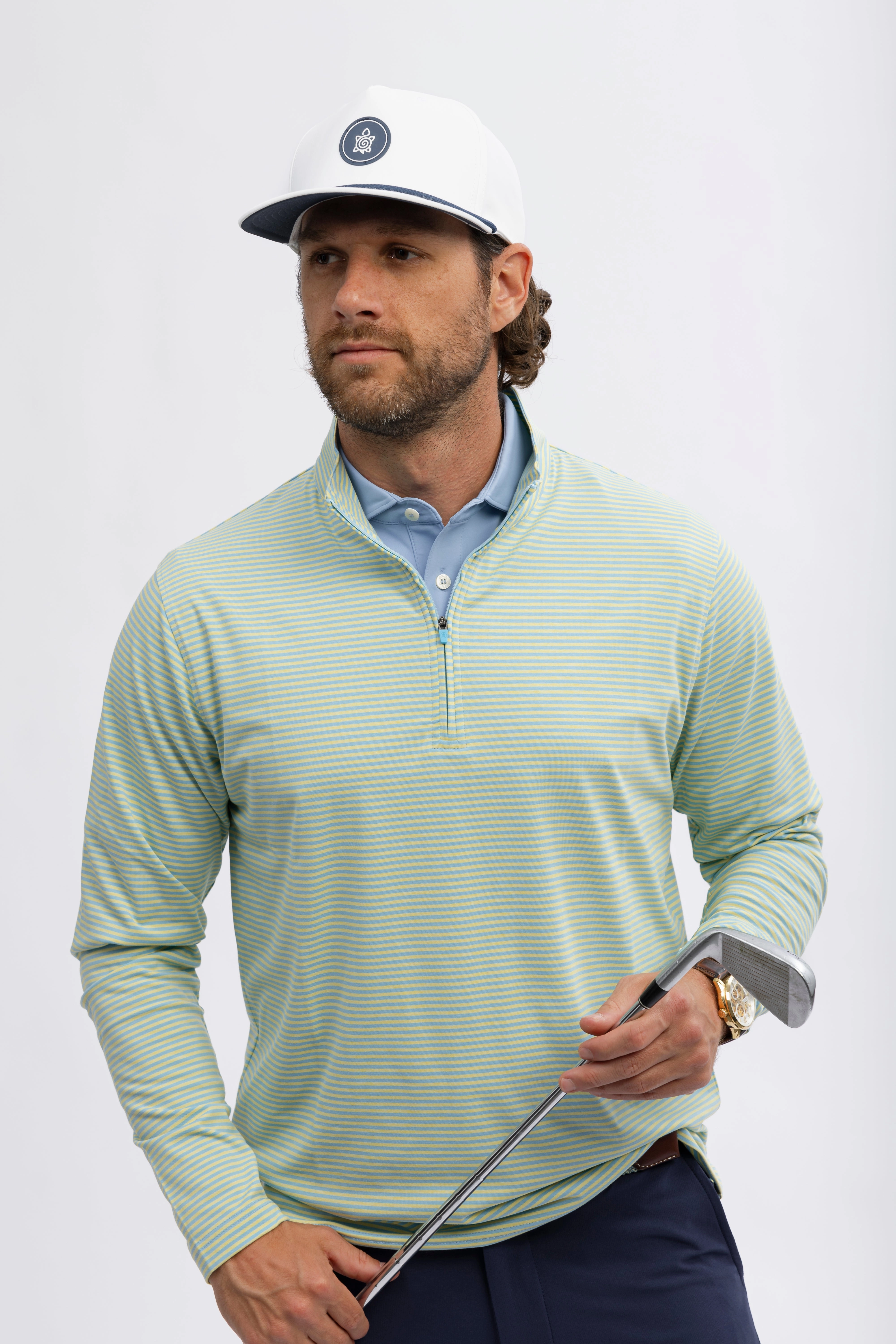 Avery Stripe Quarter-Zip