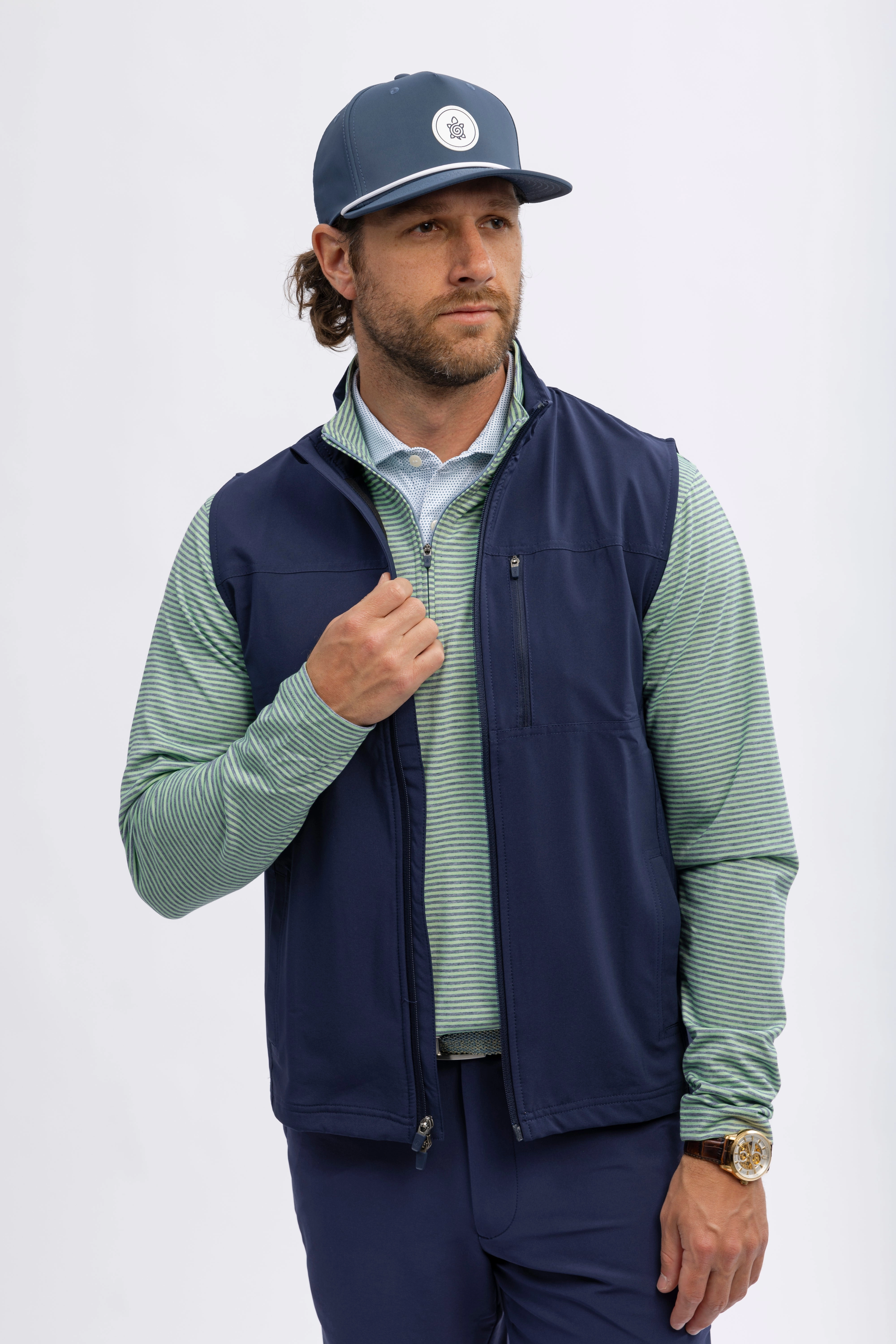 Avery Stripe Quarter-Zip