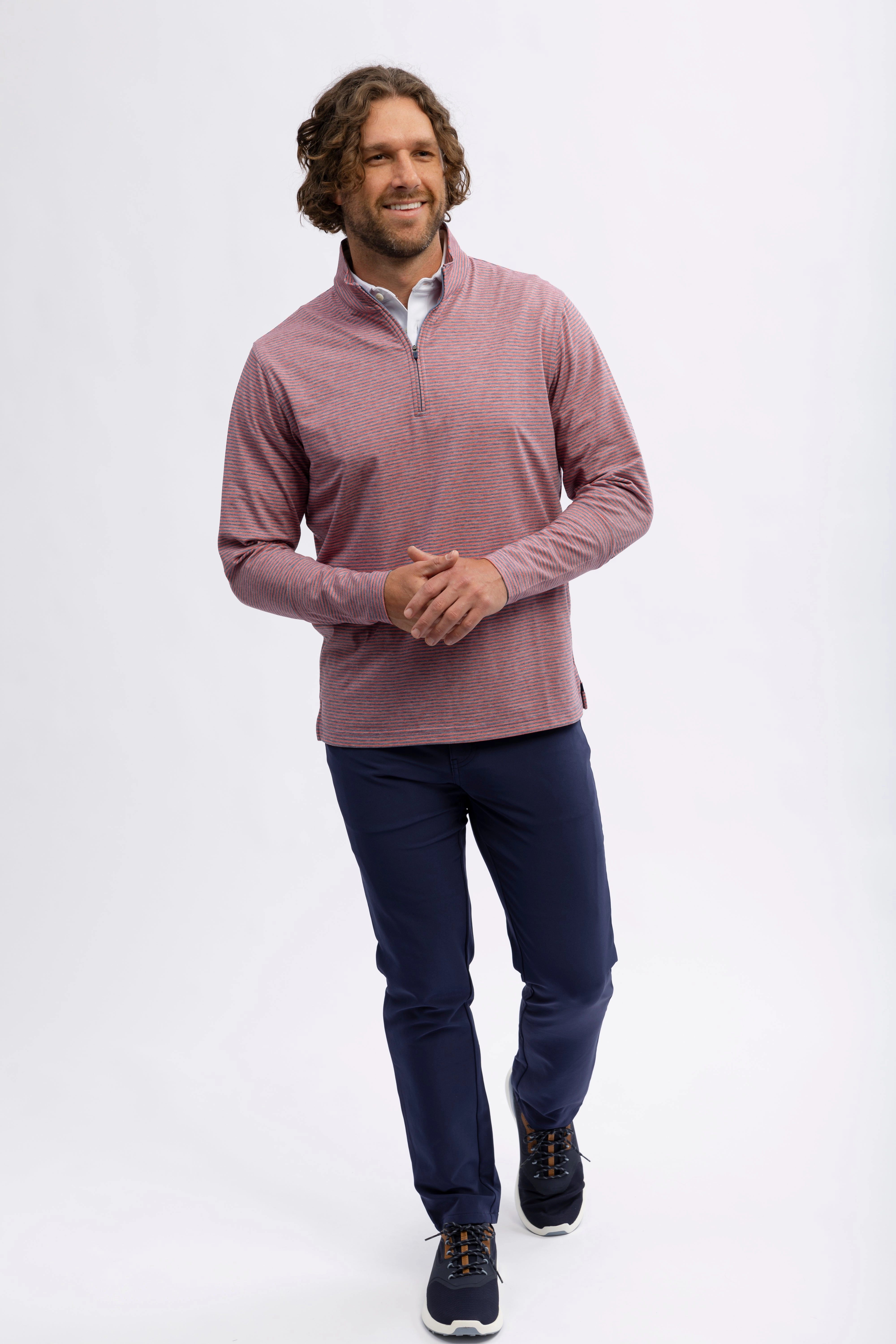 Avery Stripe Quarter-Zip