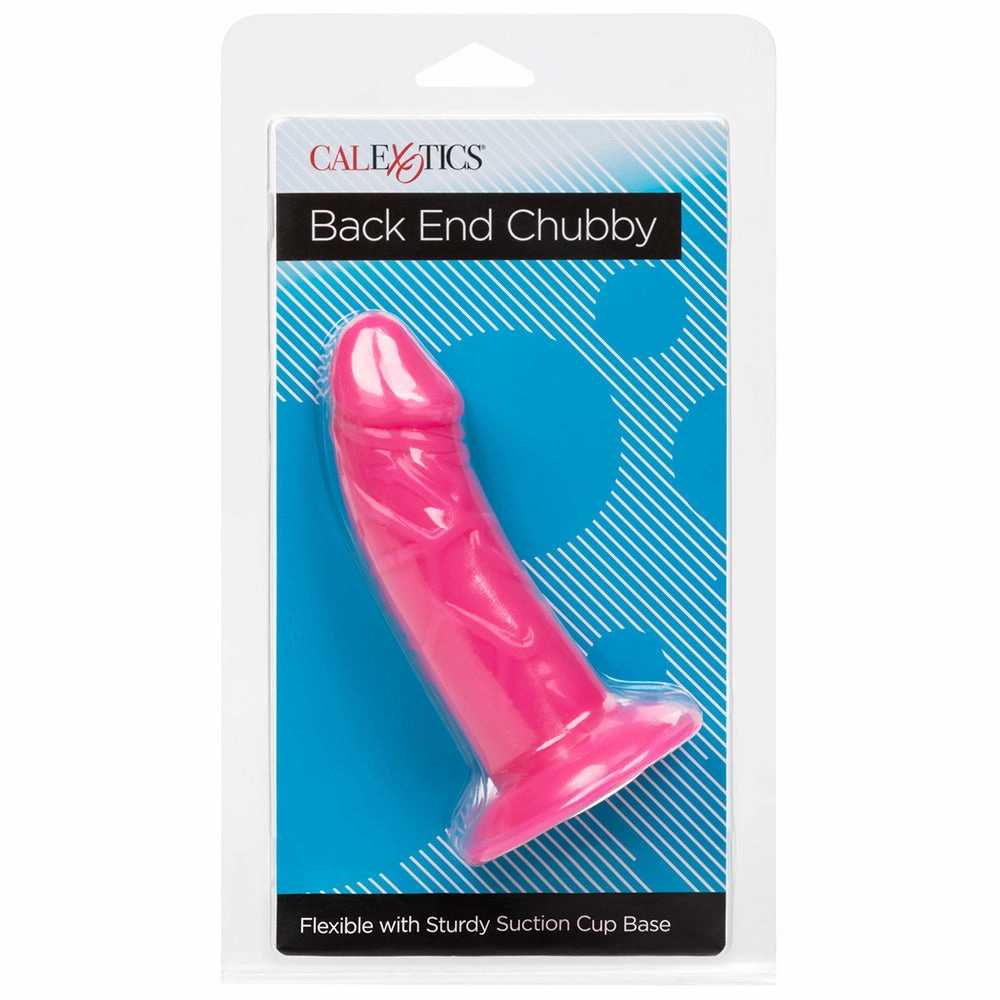 Back End Chubby Dildo in Pink