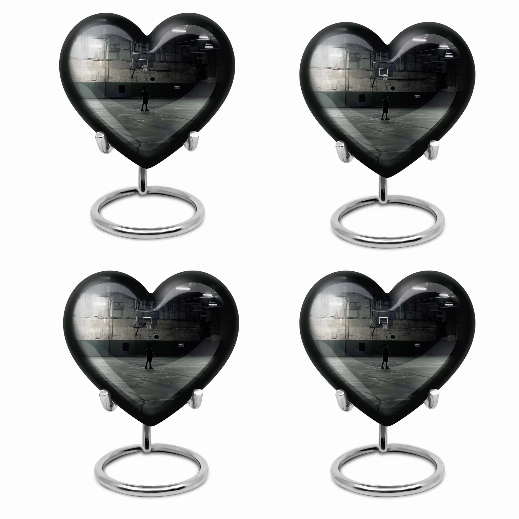 Basketball Tribute: Male Cremation Memorial Urn