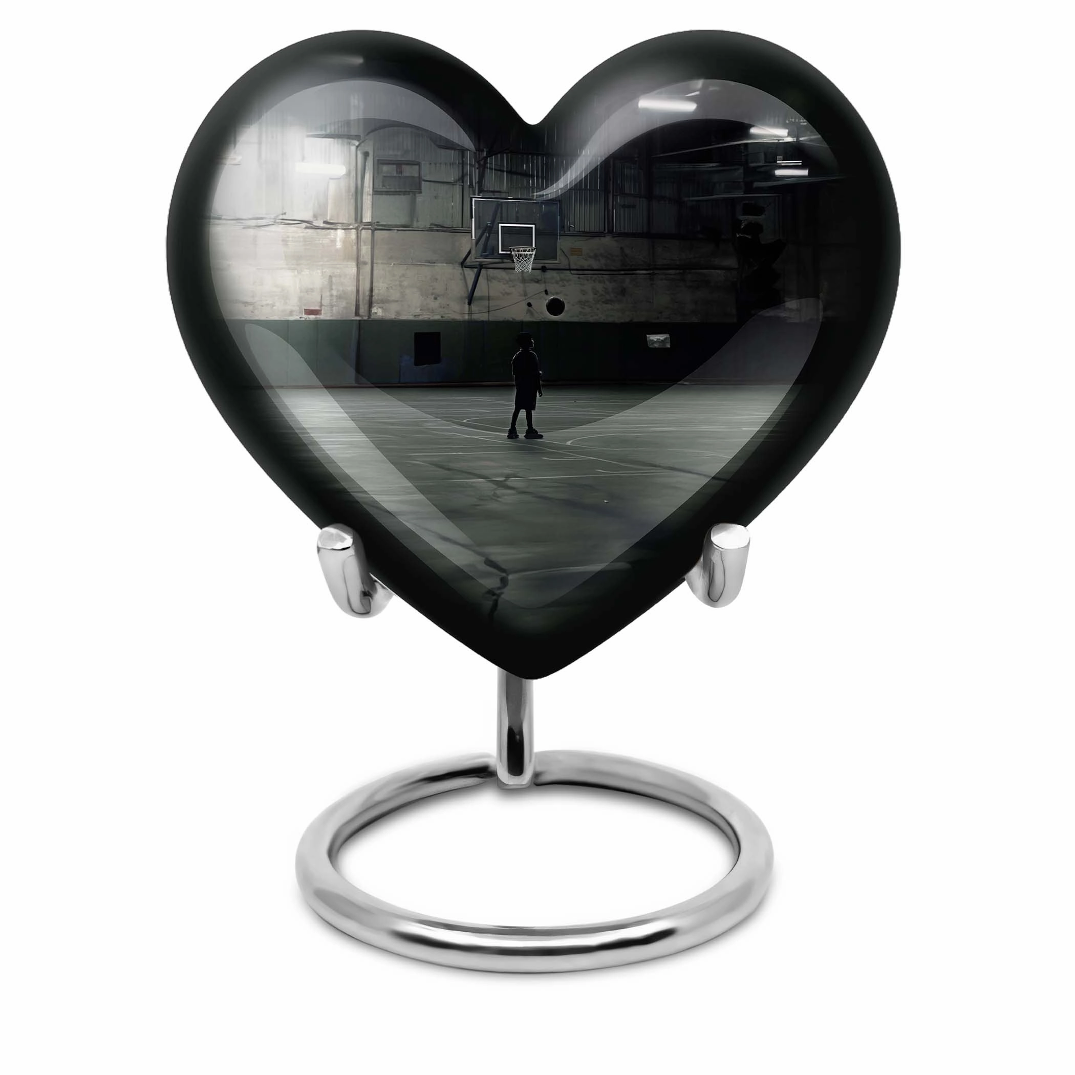 Basketball Tribute: Male Cremation Memorial Urn