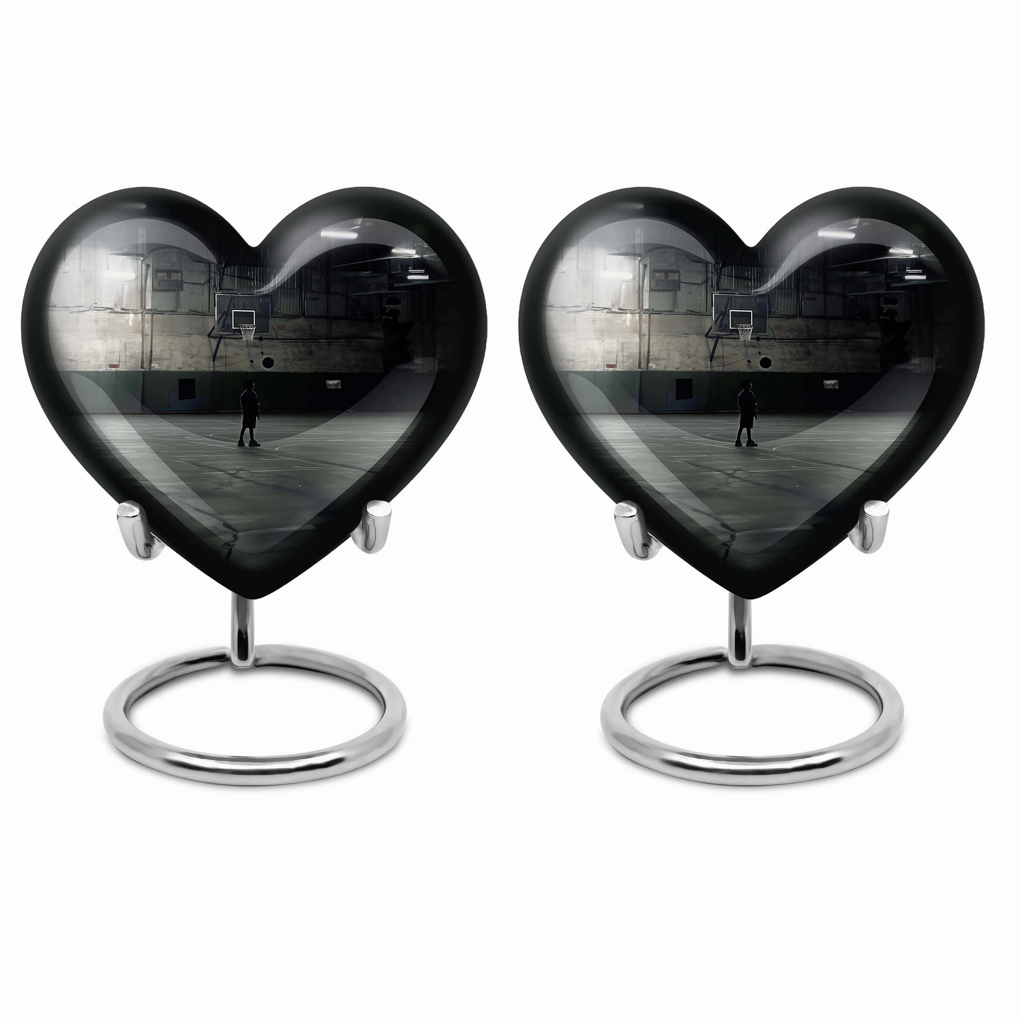 Basketball Tribute: Male Cremation Memorial Urn