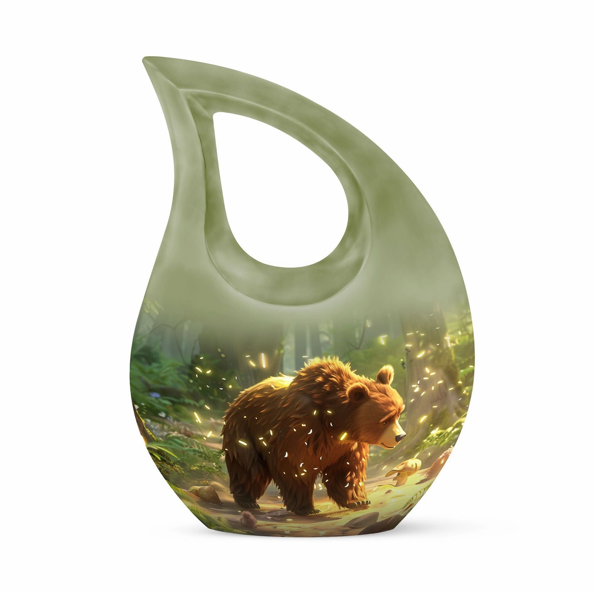 Bear Memorial Cremation Urn -Cremation Urn For Human Ashes