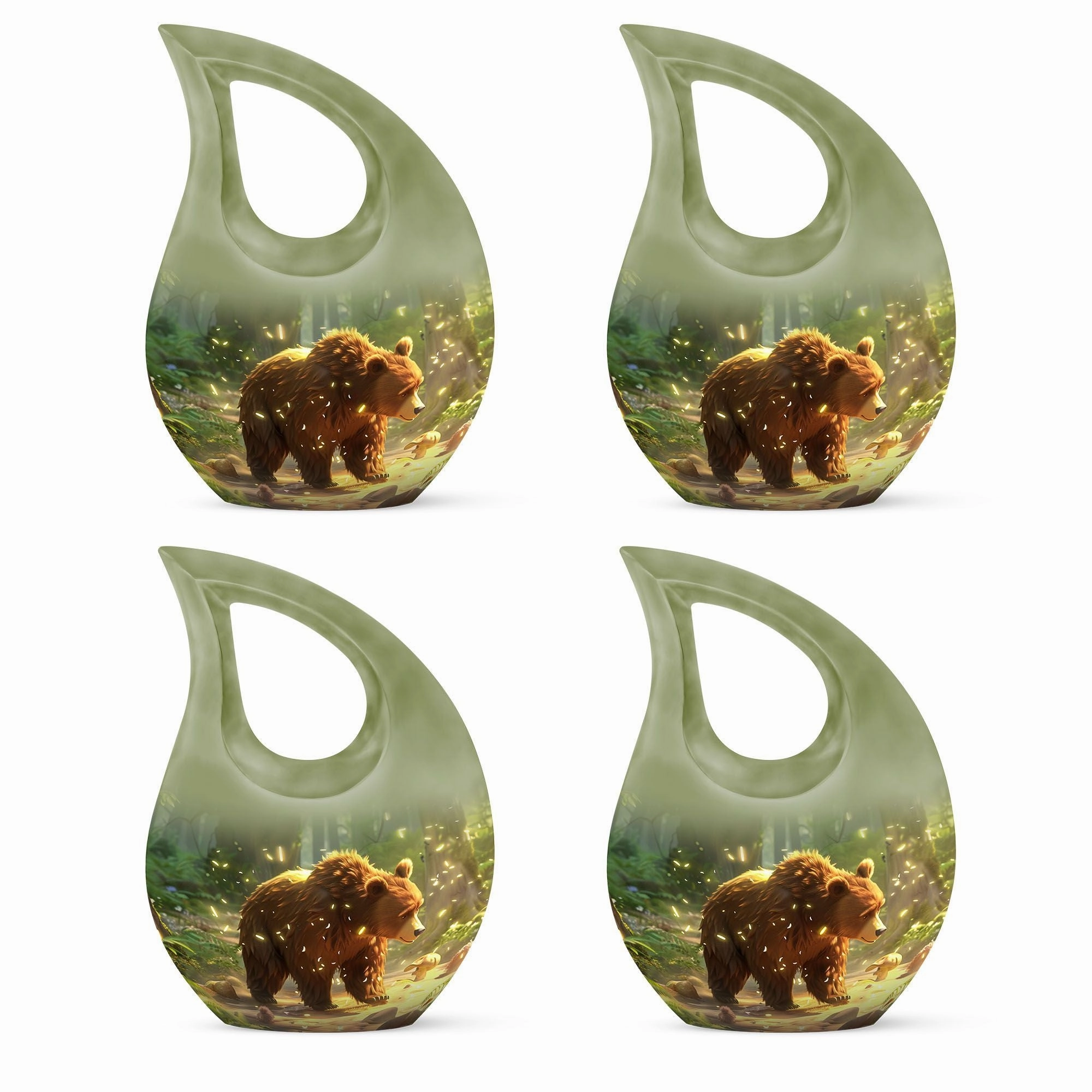 Bear Memorial Cremation Urn -Cremation Urn For Human Ashes