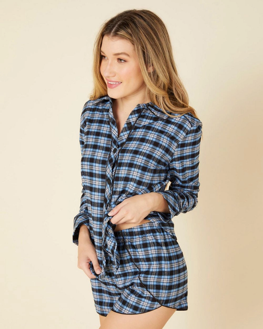 Bella Warm Long Sleeve & Boxer Pajama Set