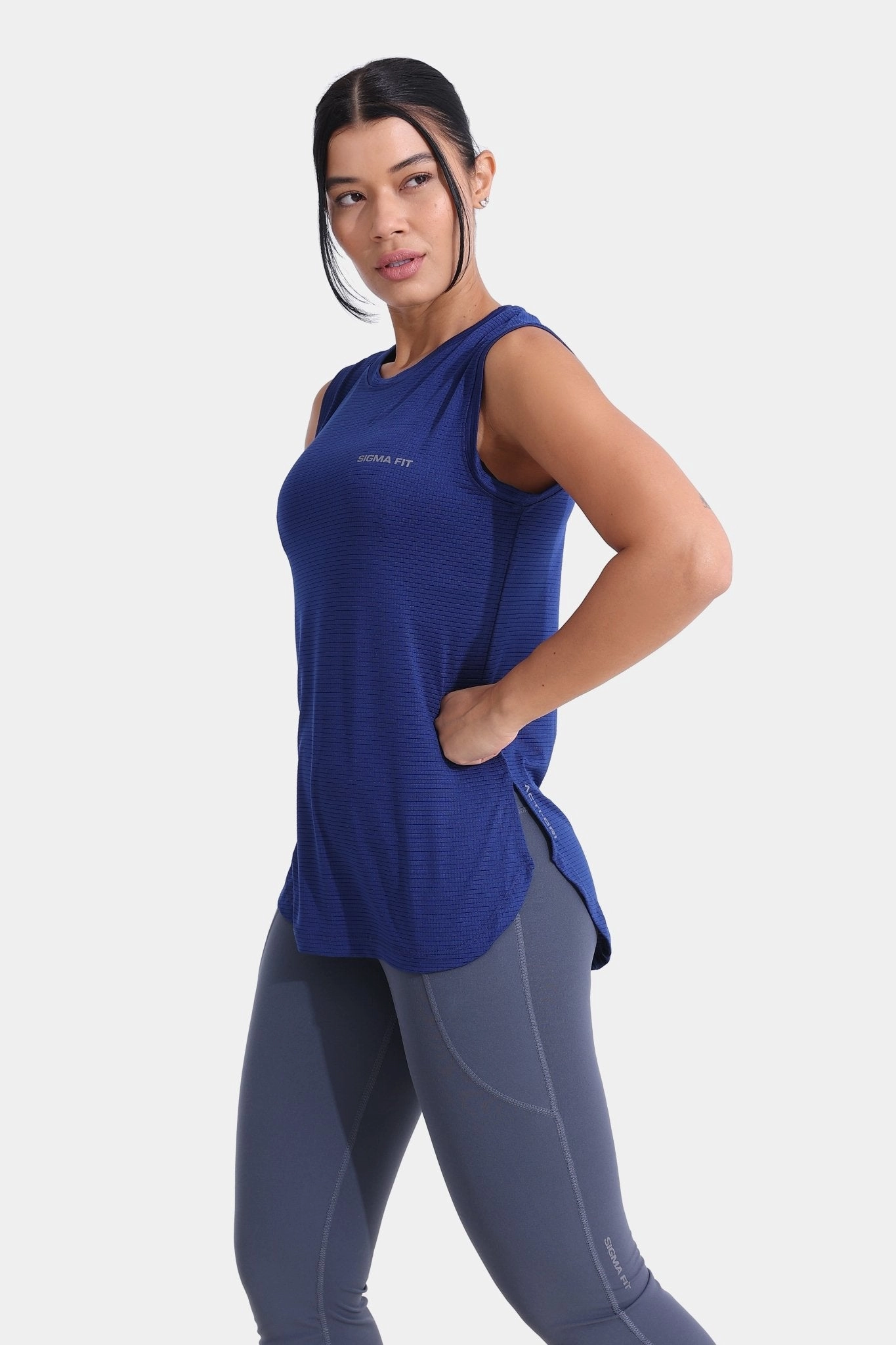 Bellwether Blue LiteRun Sleeveless Tee