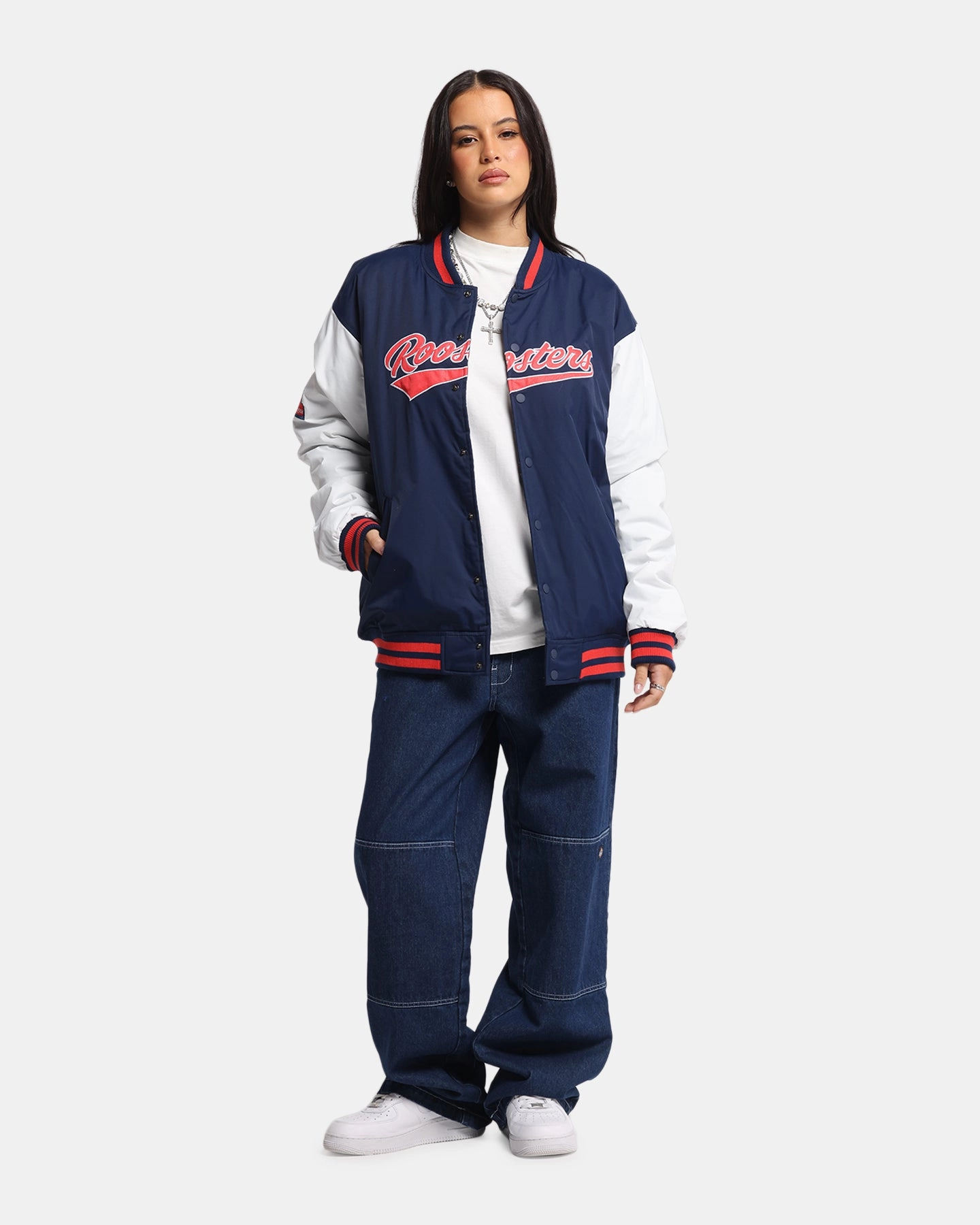 Bleacher Athletic Sydney Roosters NRL 1908 Baseball Varsity Jacket Official Team Colour