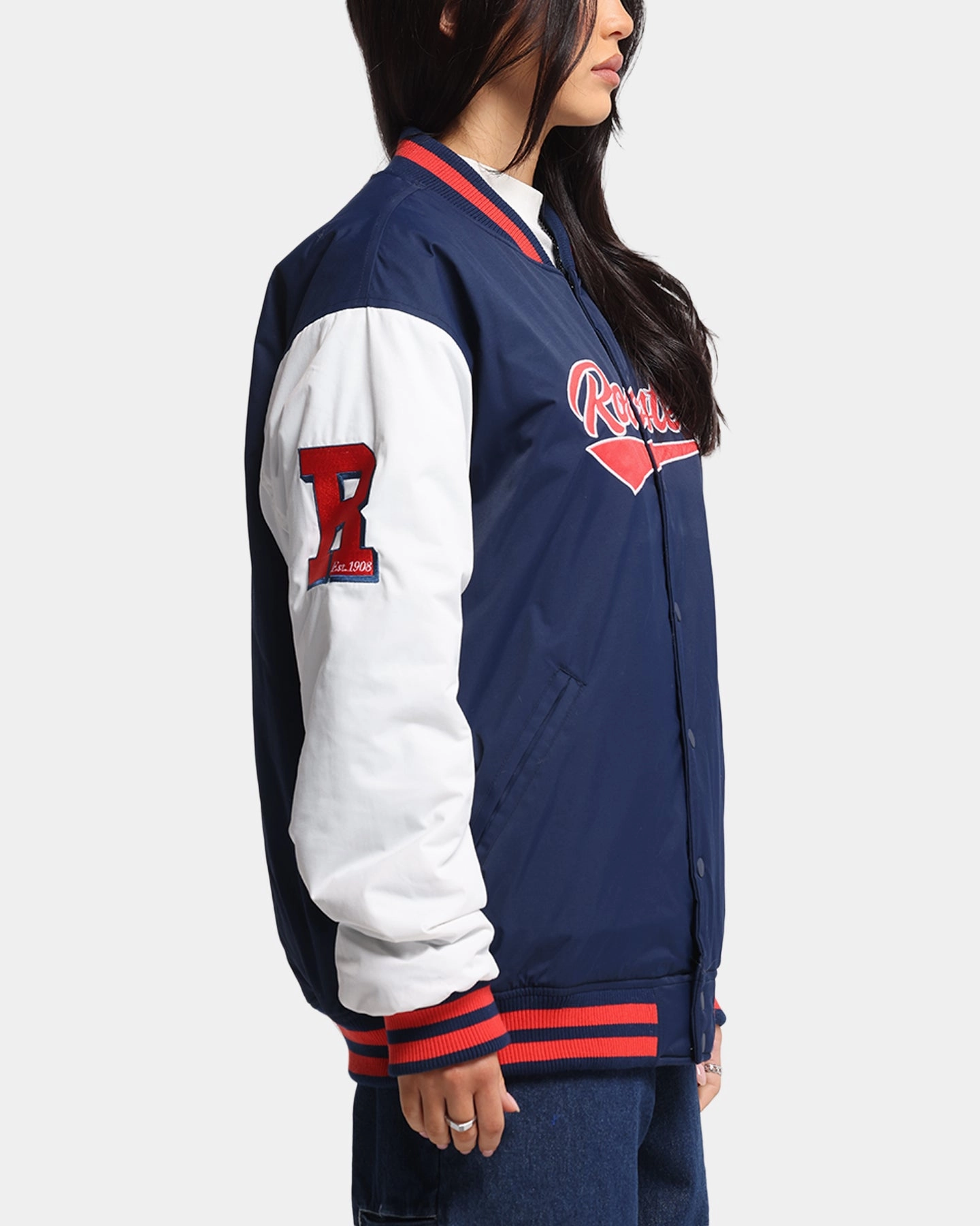 Bleacher Athletic Sydney Roosters NRL 1908 Baseball Varsity Jacket Official Team Colour
