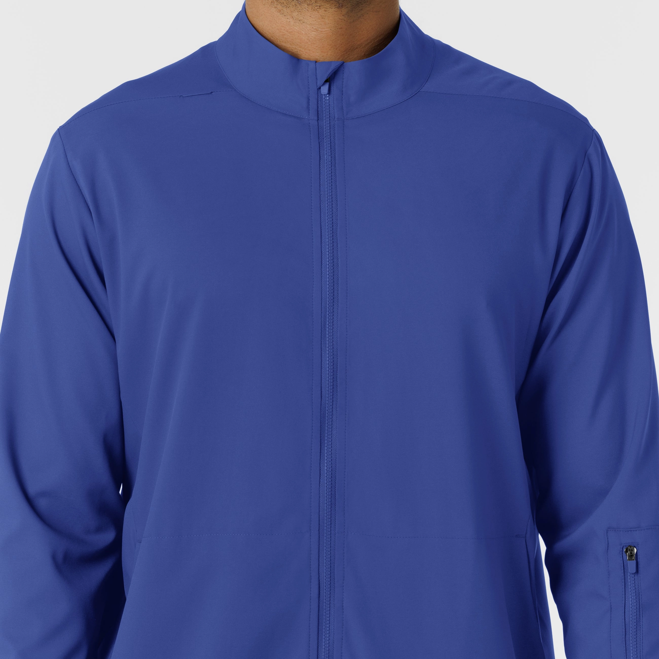 Boundless Men's Warm Up Scrub Jacket - Galaxy Blue