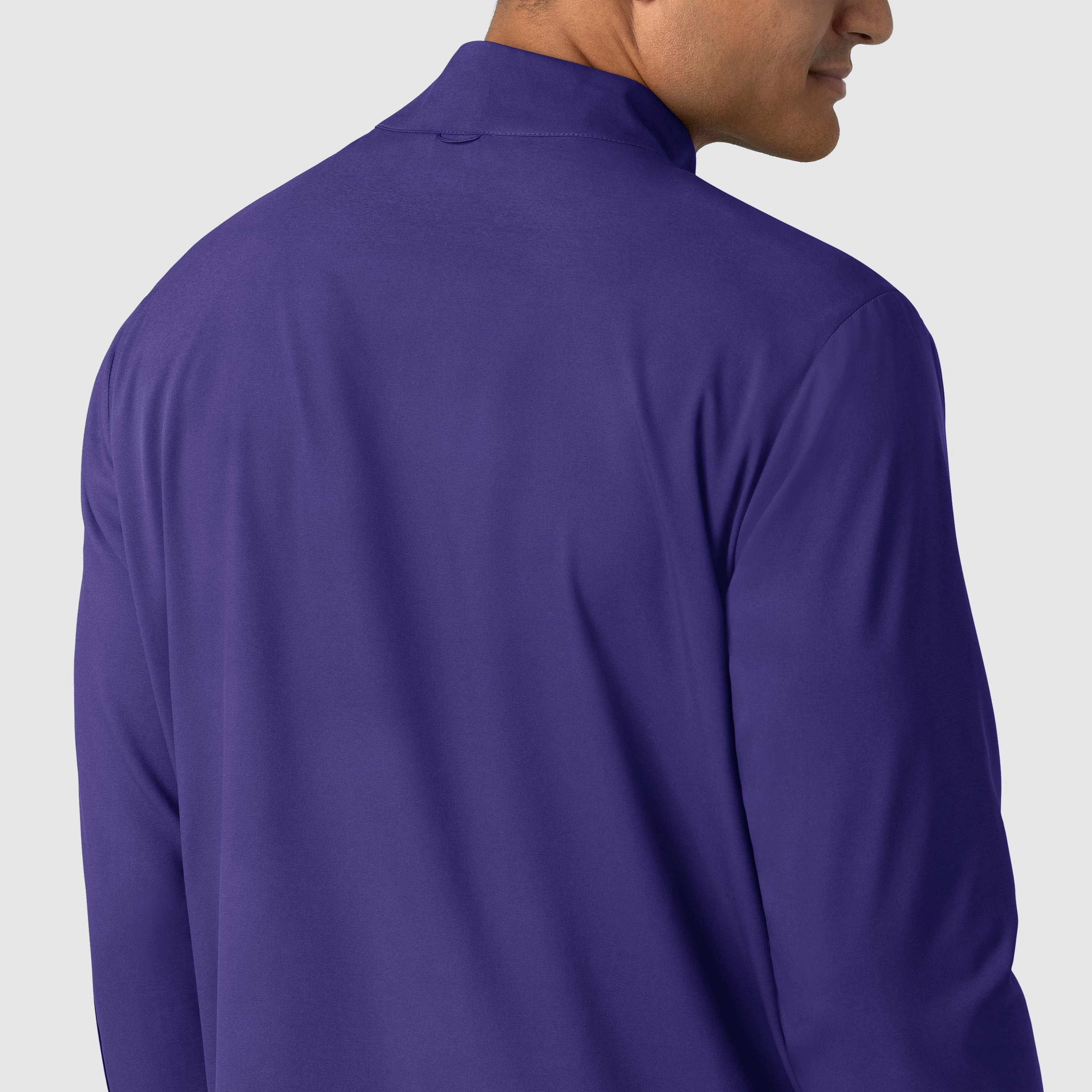 Boundless Men's Warm Up Scrub Jacket - Grape
