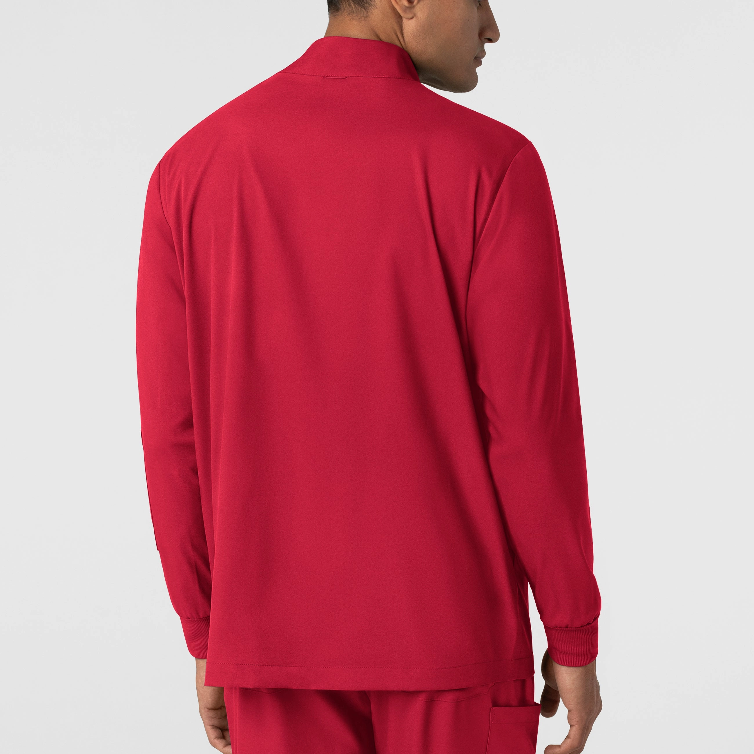 Boundless Men's Warm Up Scrub Jacket - Red