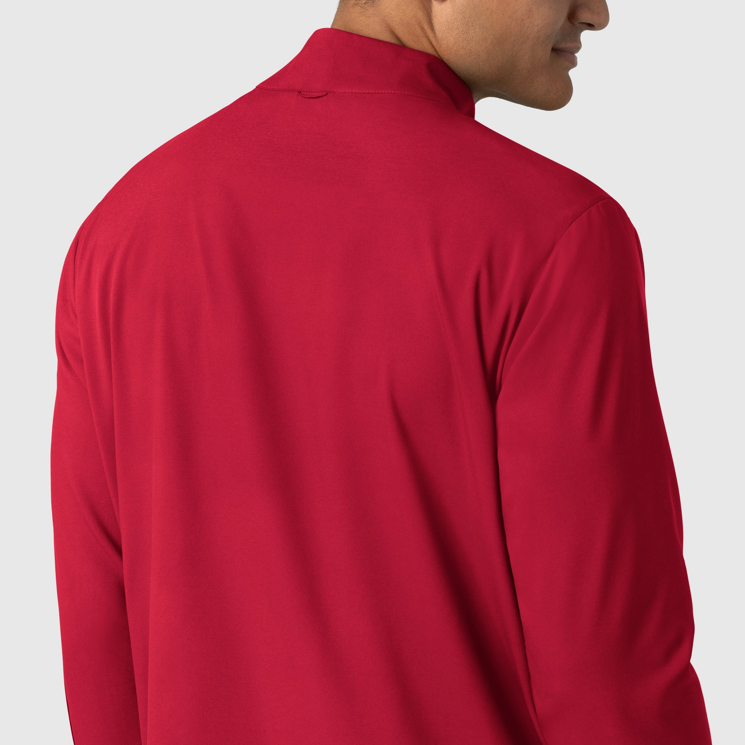 Boundless Men's Warm Up Scrub Jacket - Red