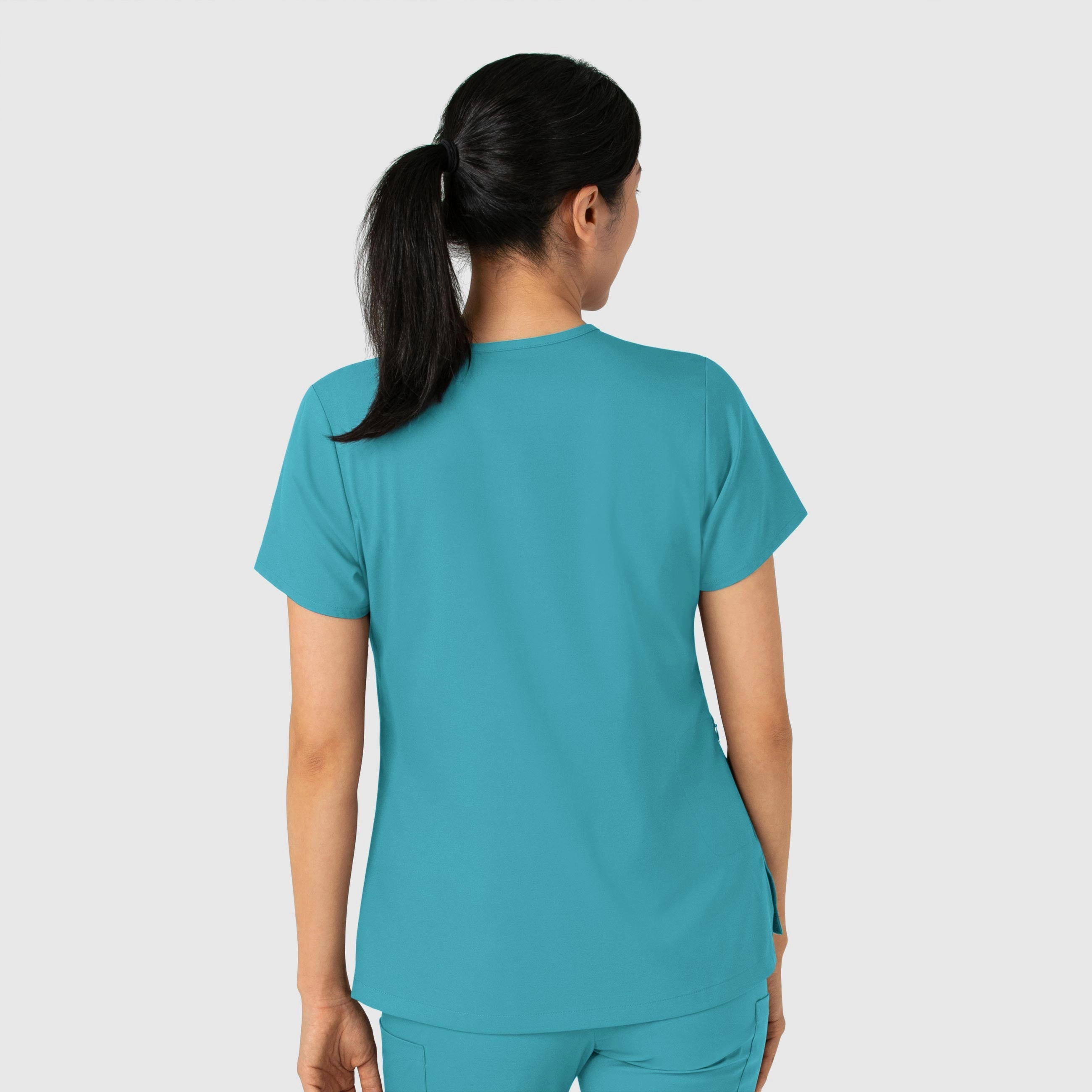 Boundless Women's Tuck-In Scrub Top - Teal